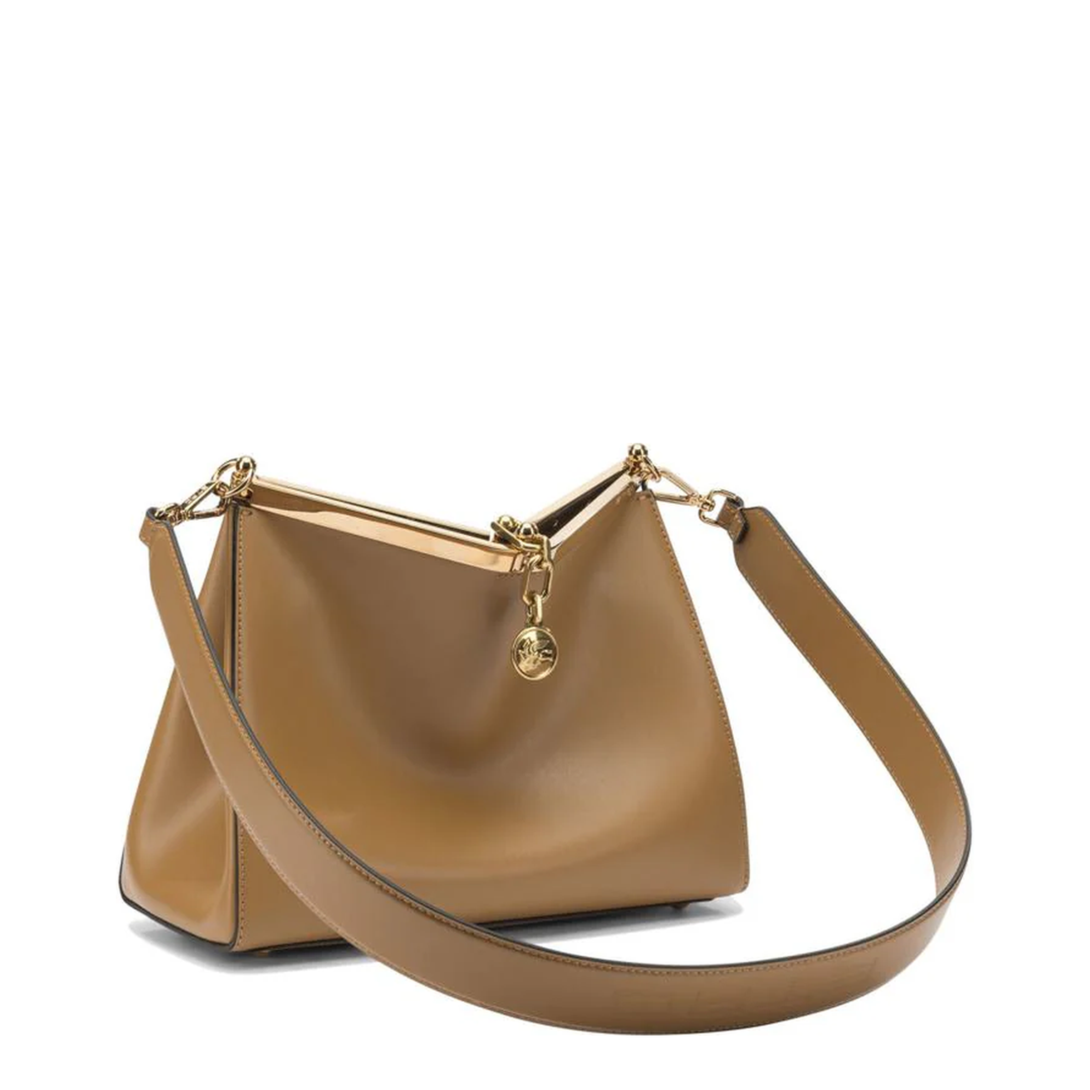 Shoulder Bag Leather Brown