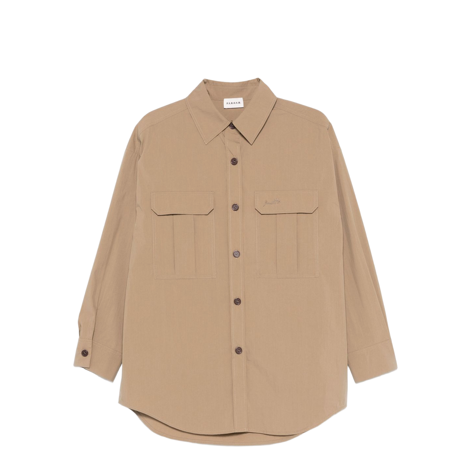 Nylon And Cotton Blend Shirt