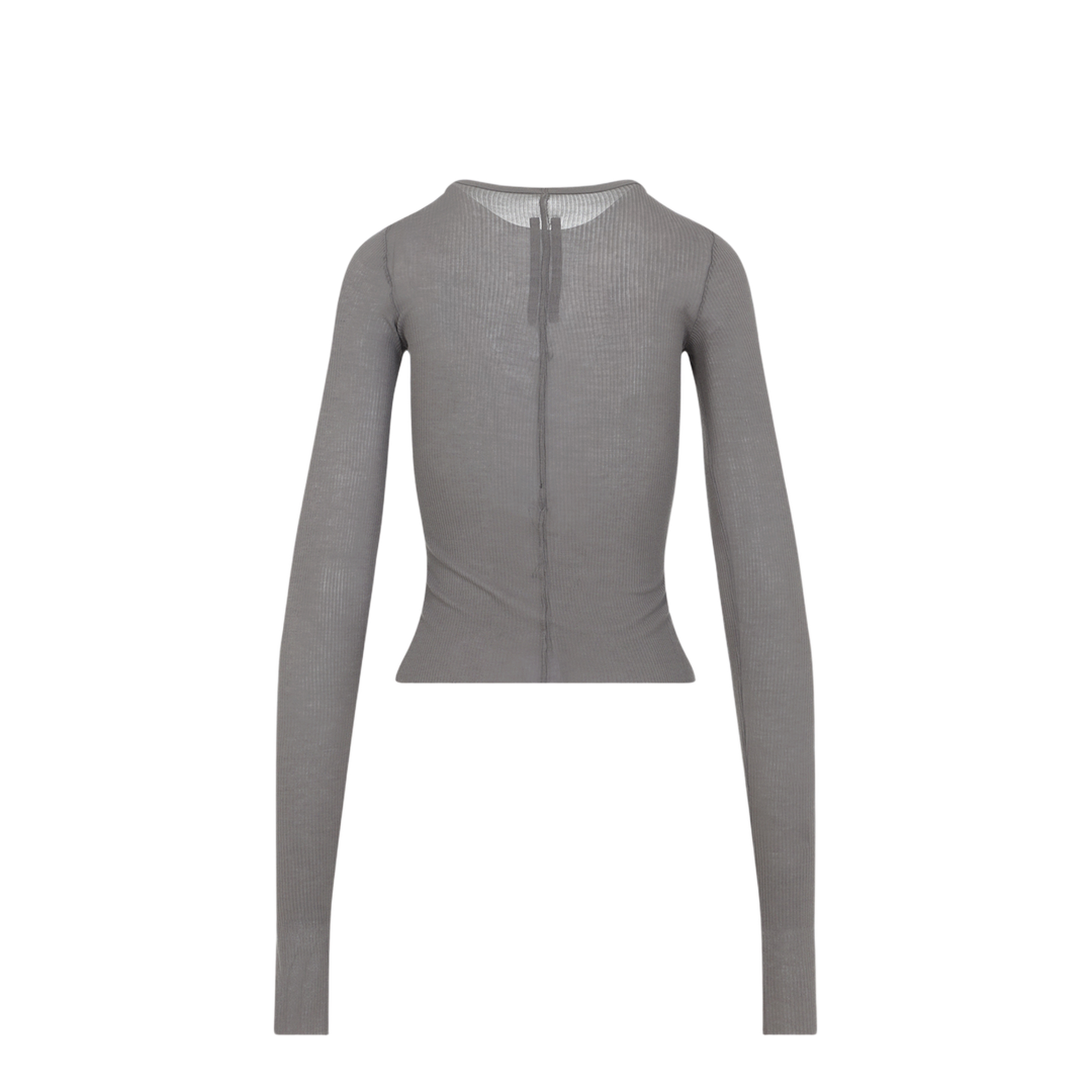 MAYFEYR - Rick Owens - Cropped Rib Ls T-Shirt - RP01F6209RC