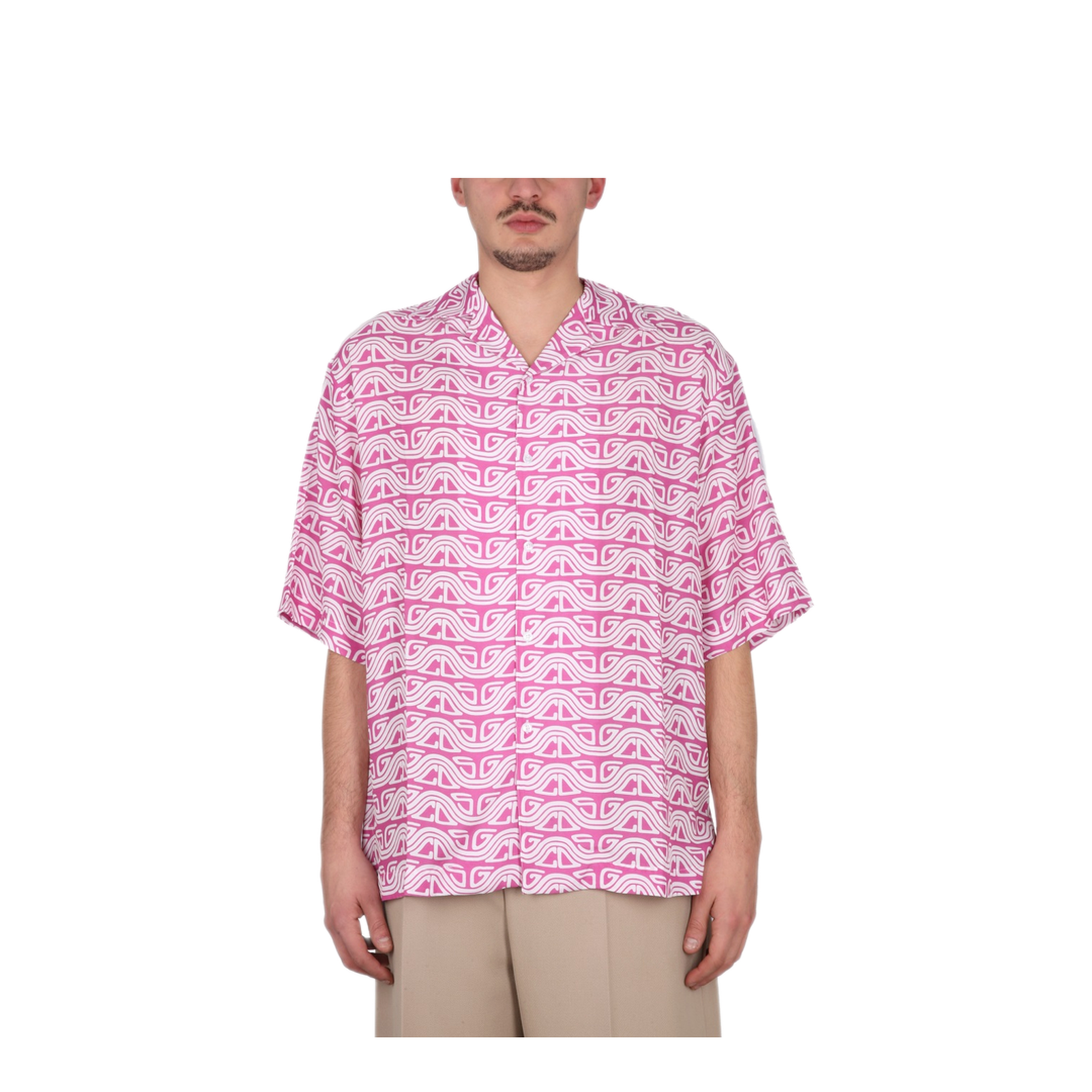 MAYFEYR - GCDS - Monogram Waved Shirt - SS23M24072347