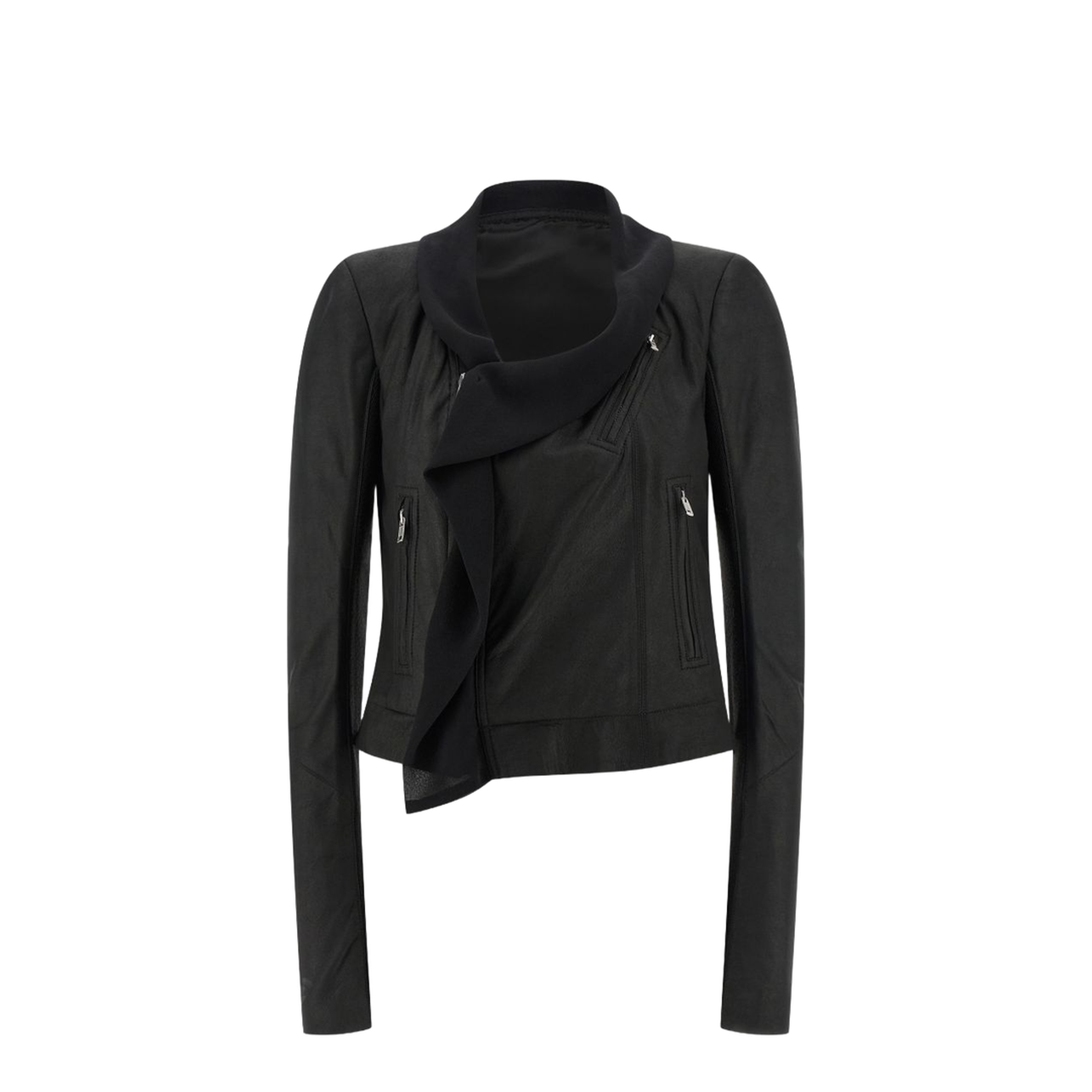 MAYFEYR - Rick Owens - Scarf Biker Jacket - RP01F6706LBFG09