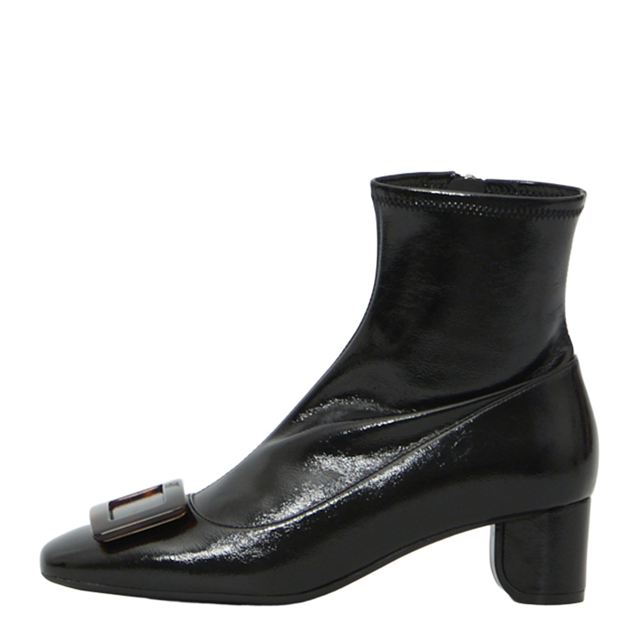 MAYFEYR - Roger Vivier - Roundy Turtle Stretch Ankle Boots - RVW76145670VNQB999