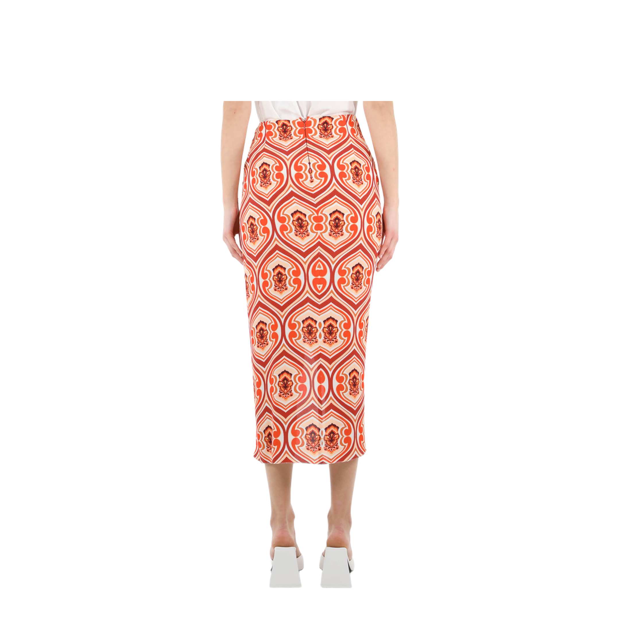 Sarong Skirt With Graphic Print