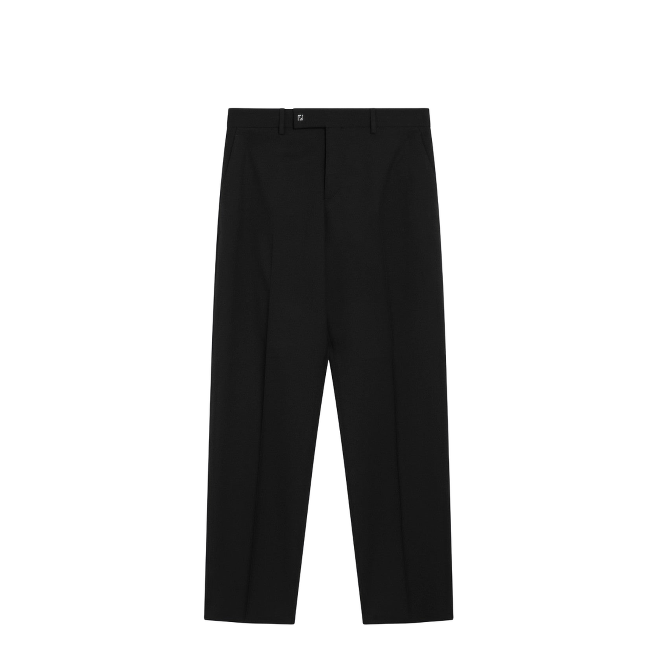 Black Wool Trousers