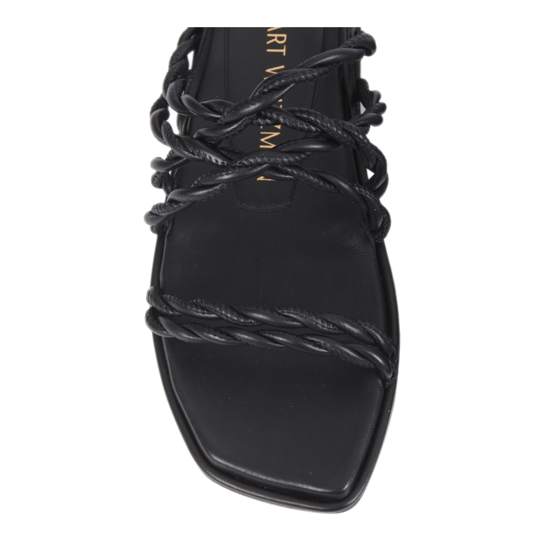 MAYFEYR - STUART WEITZMAN - Calypso Sandals - CALYPSODRESSNAPPABLACK