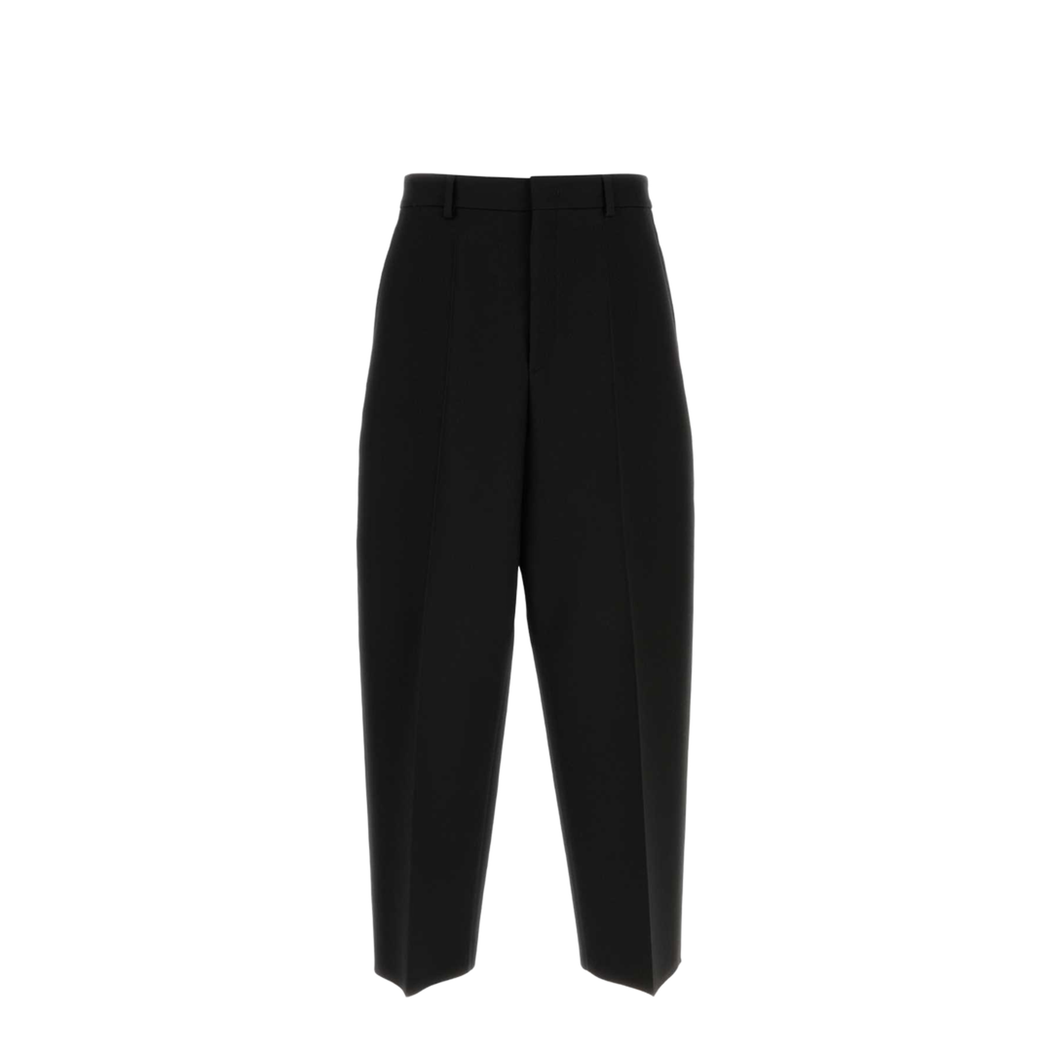 Black Wool Blend Pant