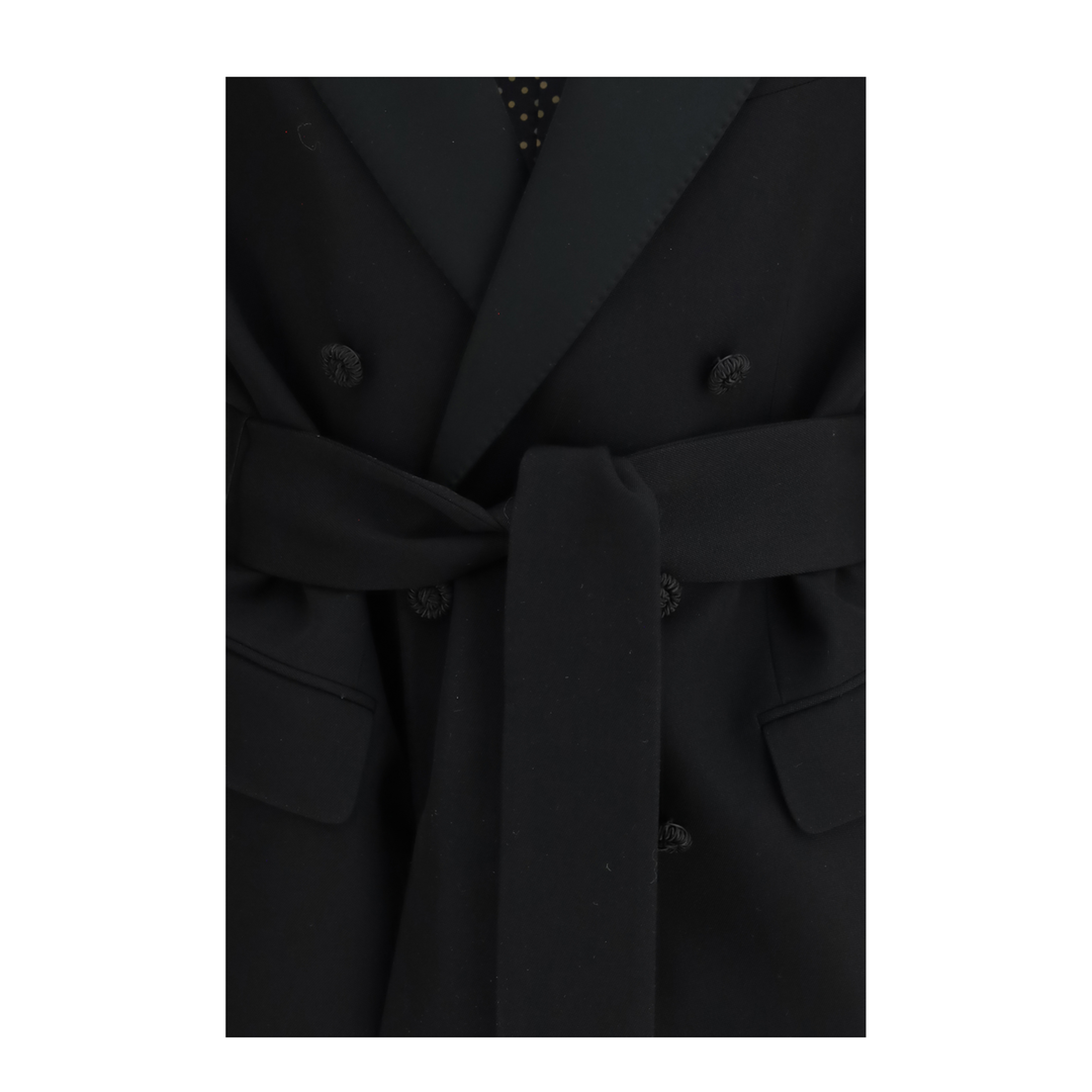 MAYFEYR - Valentino - Double-Breasted Virgin Wool Blazer With Belt - 8V3CEGG5AK8