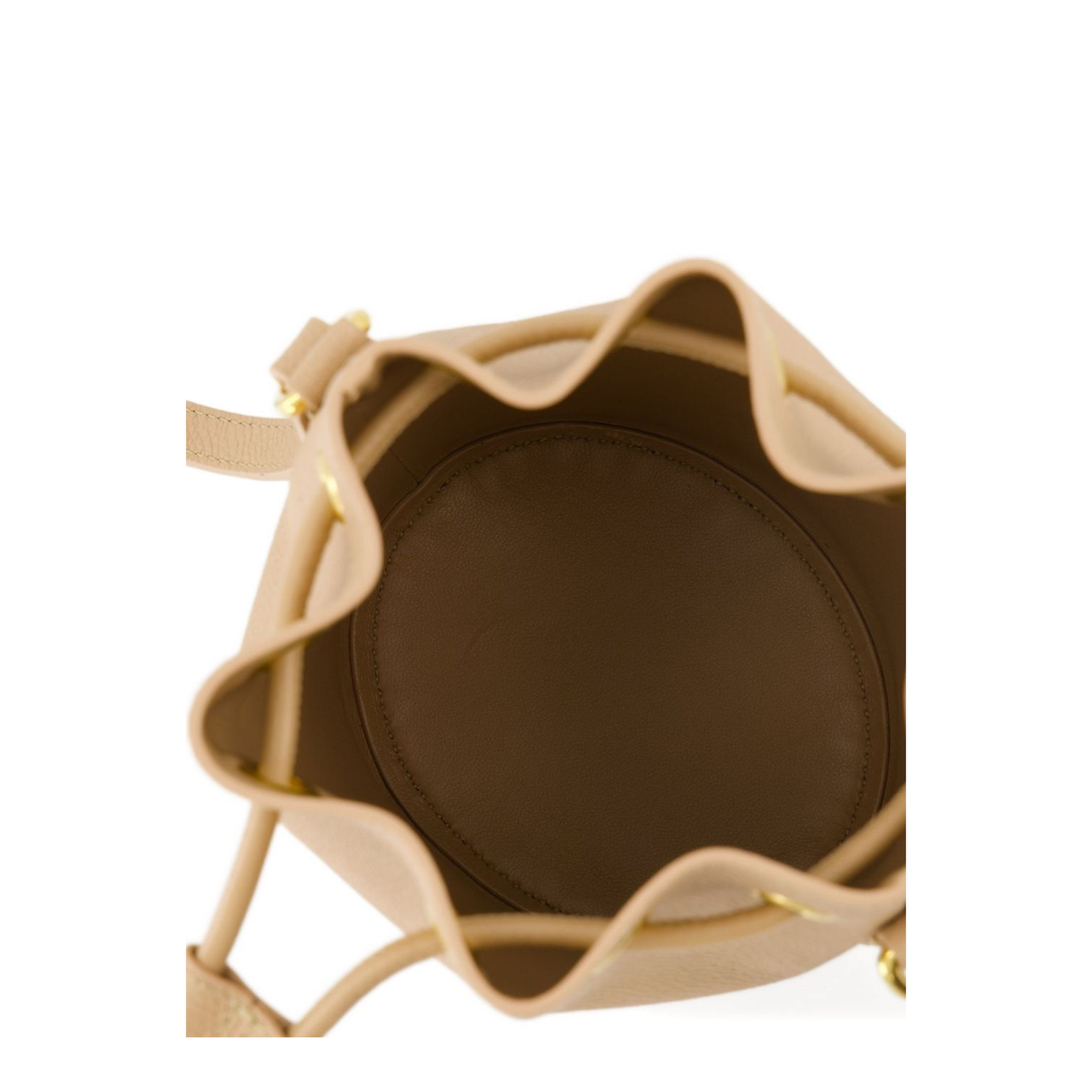 Mini Leather Bucket Bag