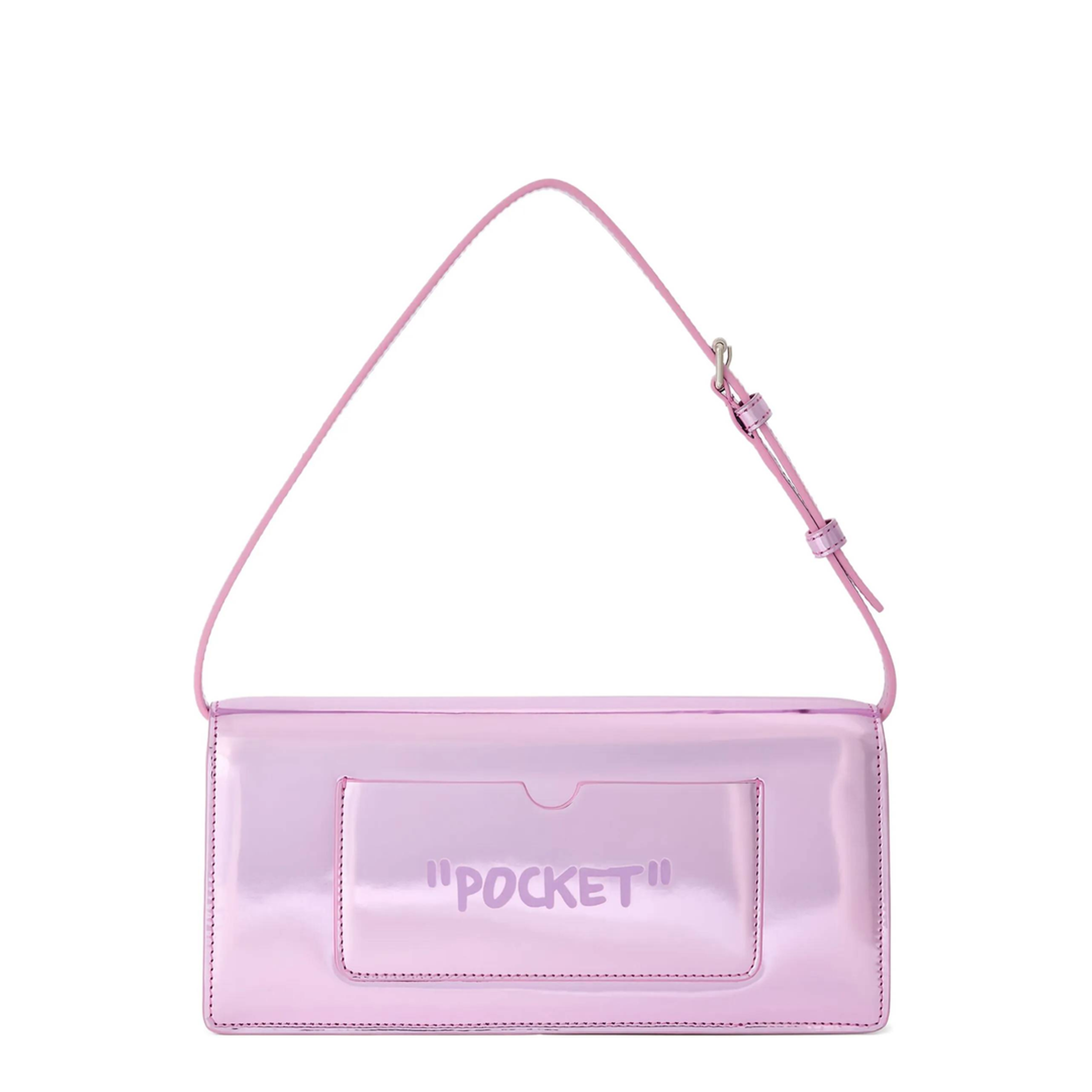MAYFEYR - Off-White - Jitney 1.0 Shoulder Bag - Fuchsia - OWNN172F25FAB0023232
