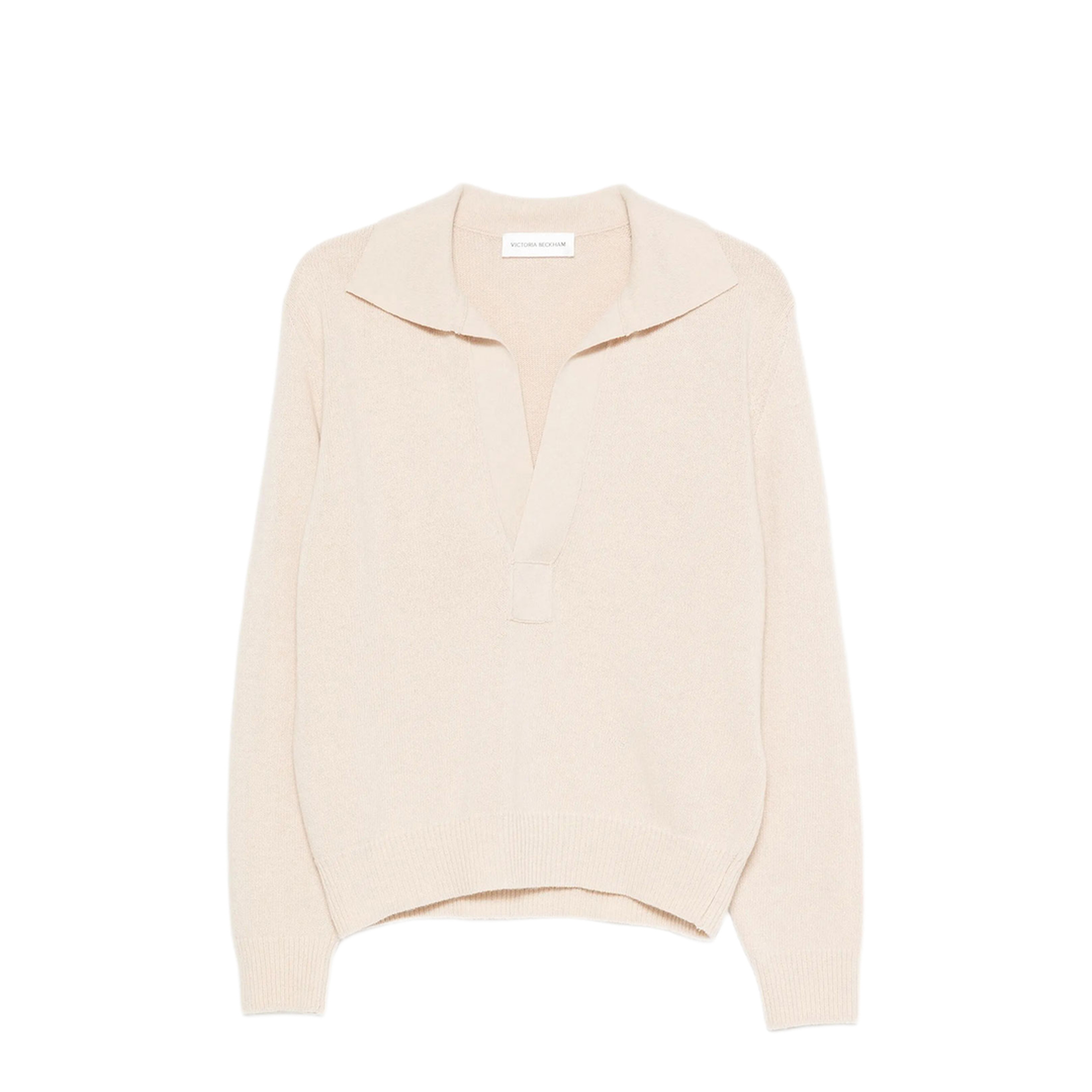 MAYFEYR - Victoria Beckham - Genevieve Polo Jumper In Merino Wool - 1326KJU007475A