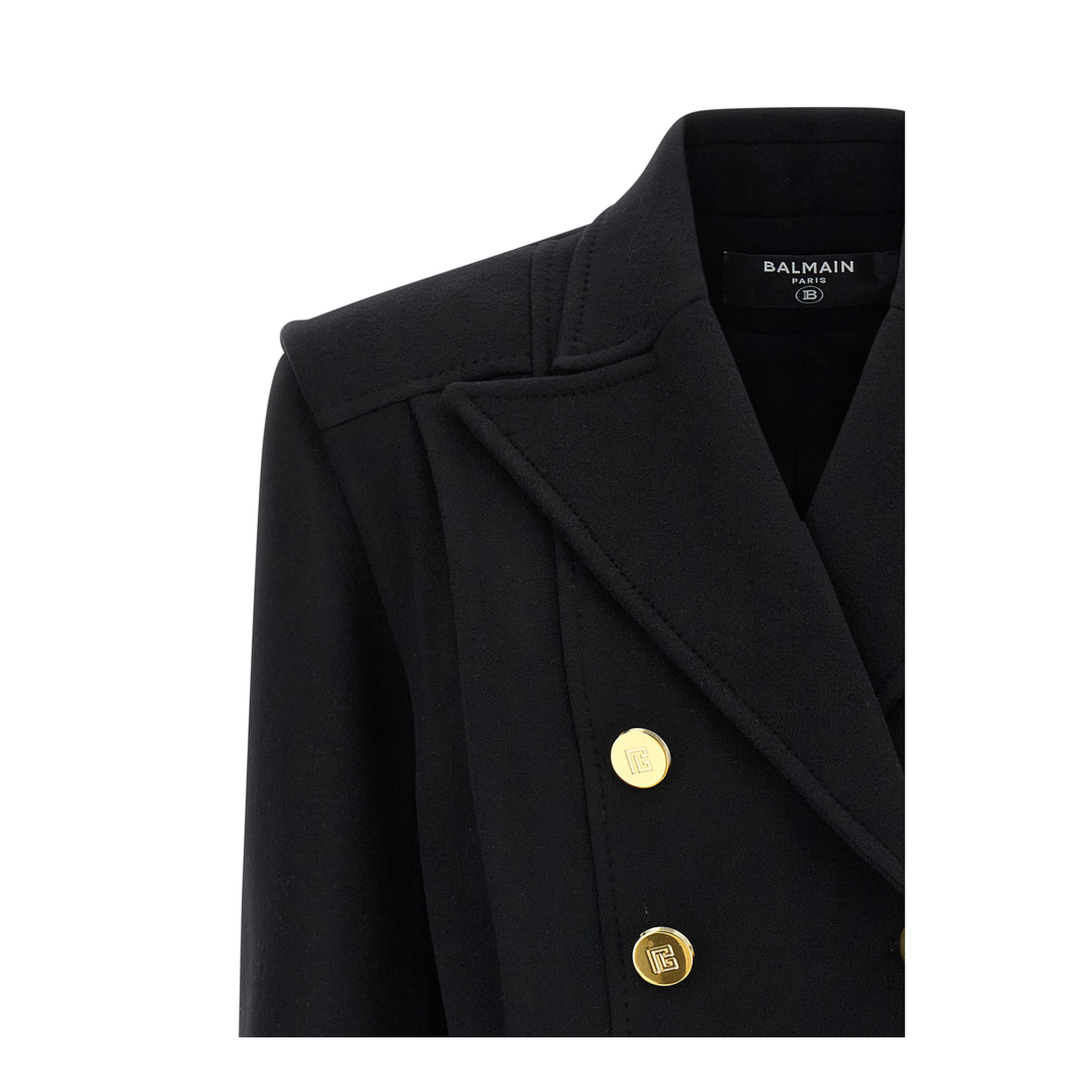 Double-breasted Coat Black