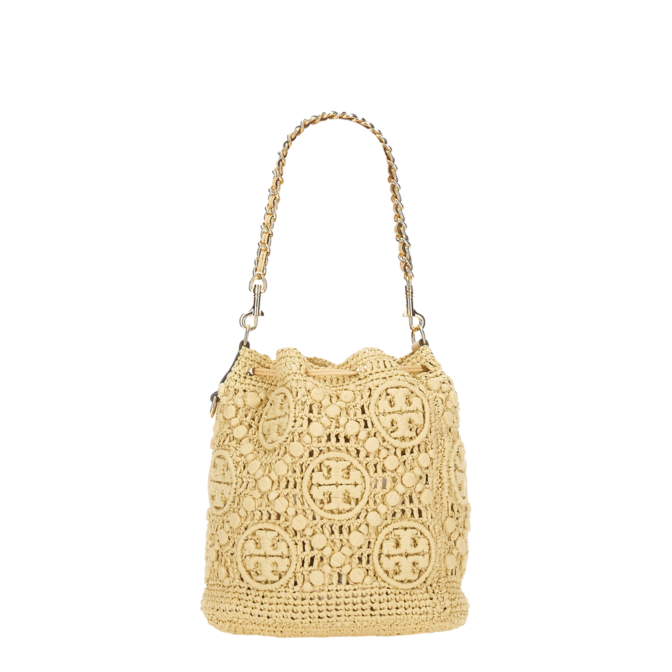 T Monogram Bucket Bag