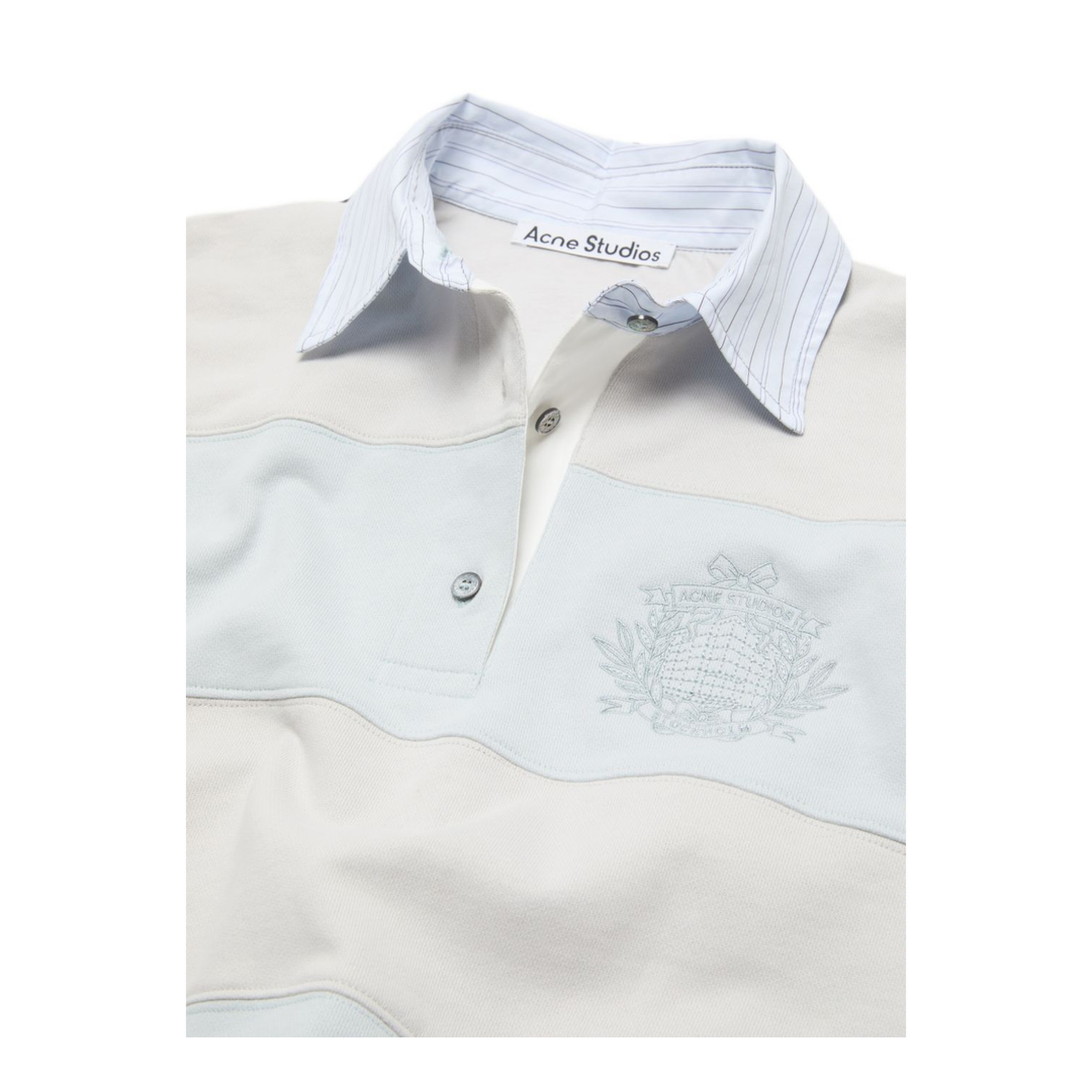 MAYFEYR - Acne Studios - Light Blue Cotton Polo Shirt - AI0190AYG