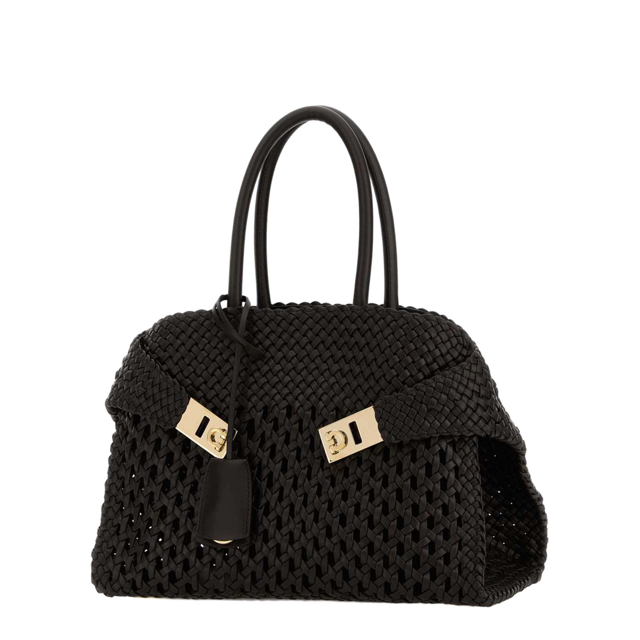 Dark Brown Leather Hug Handbag