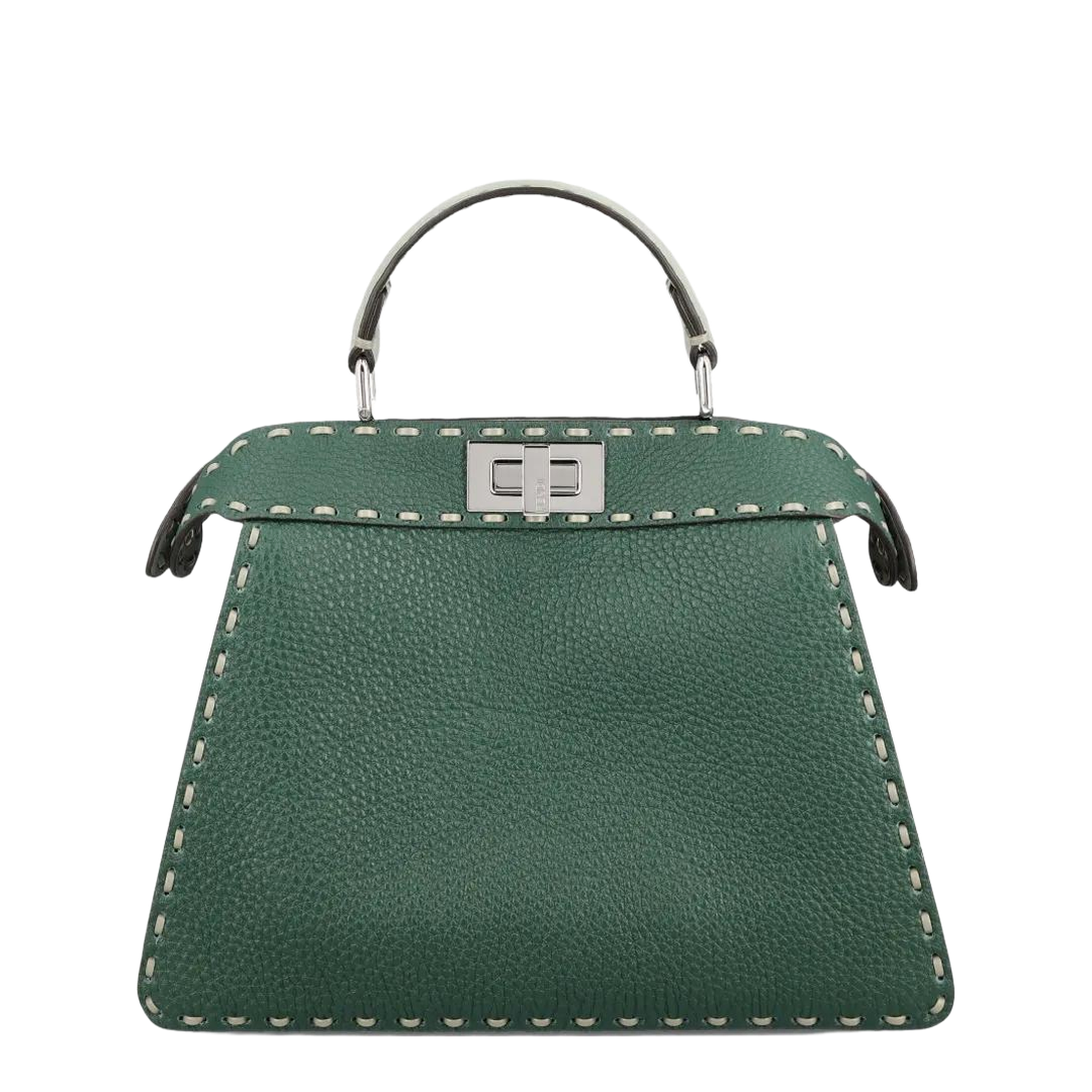 Small Peekaboo Iseeu Tote Bag In Green