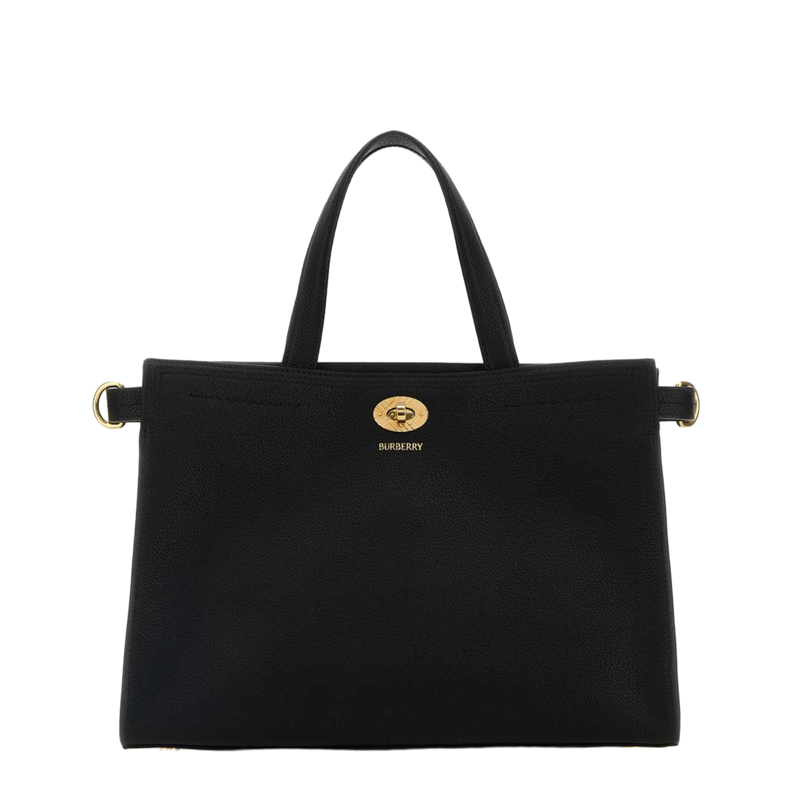 Black Leather Small Cotswolds Handbag