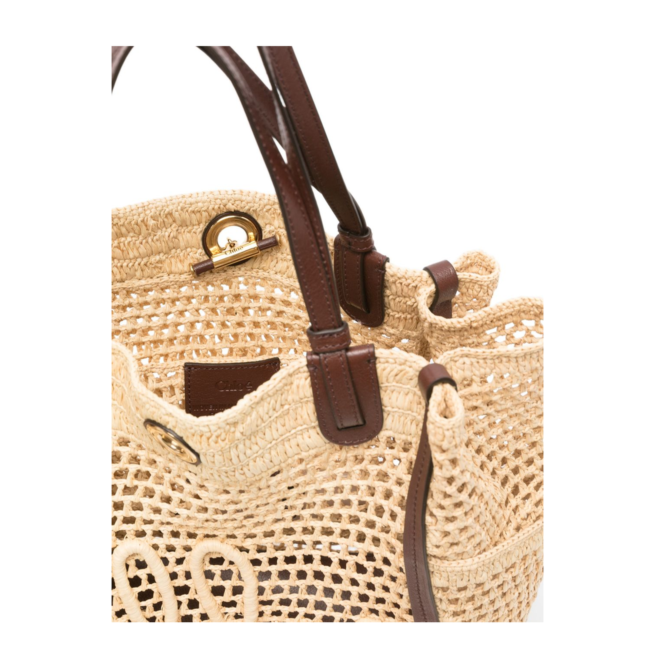 Iconic Raffia Tote Bag - Hot Sand
