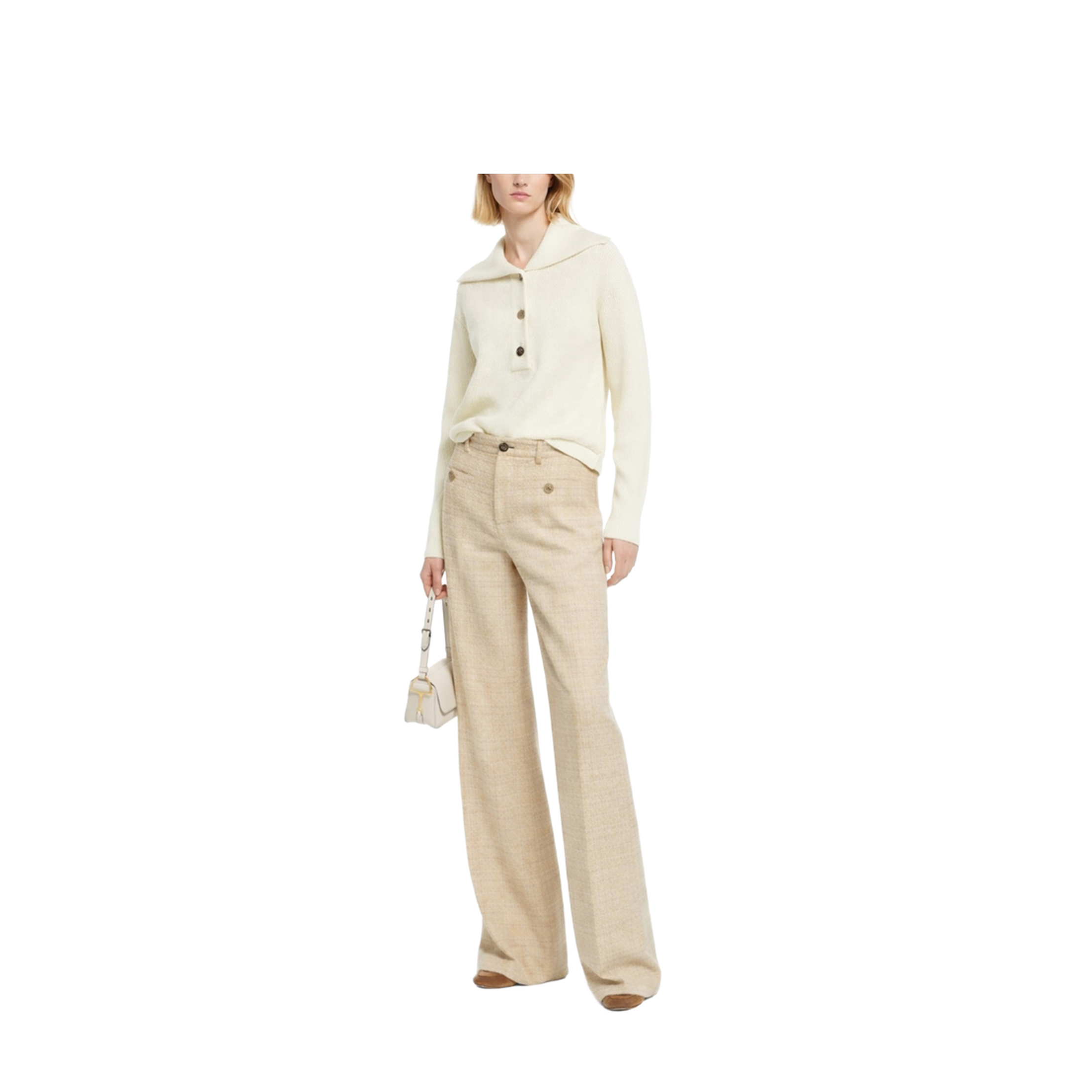 Cotton Tailored Pants