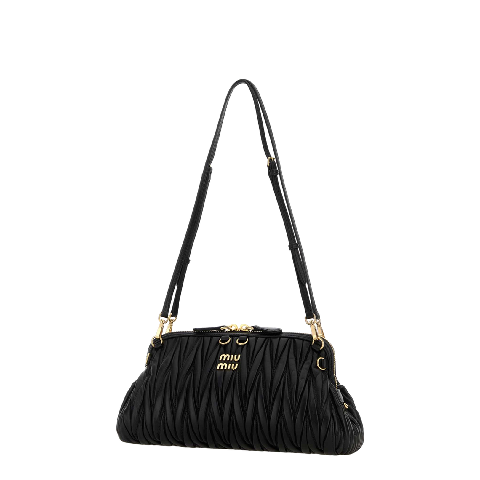 Black Leather Shoulder Bag