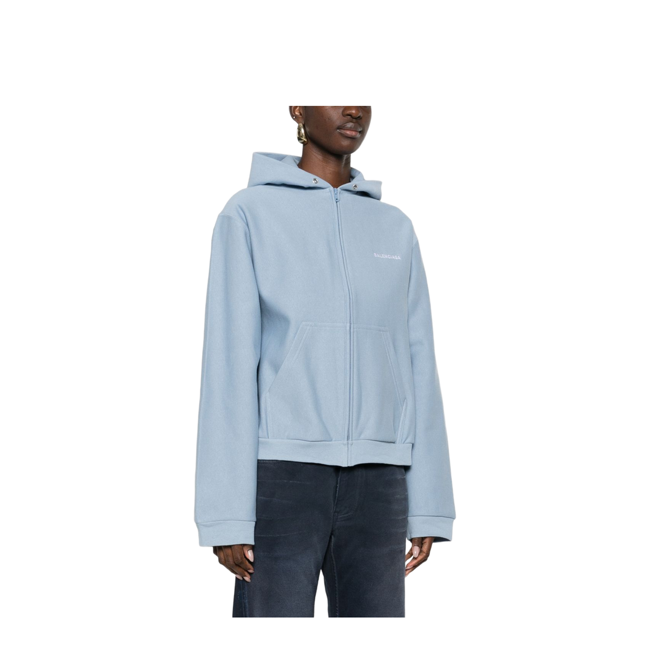 Sweatshirt with Embroidered Logo