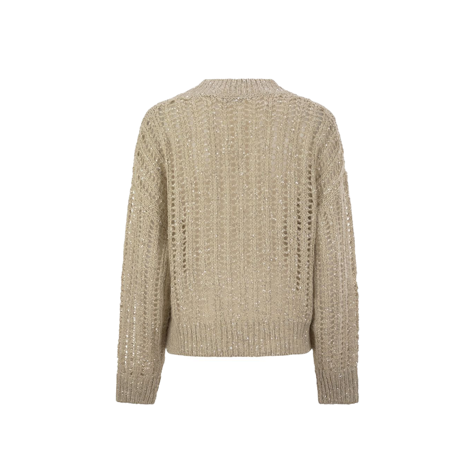 Silk and linen V-neck sweater