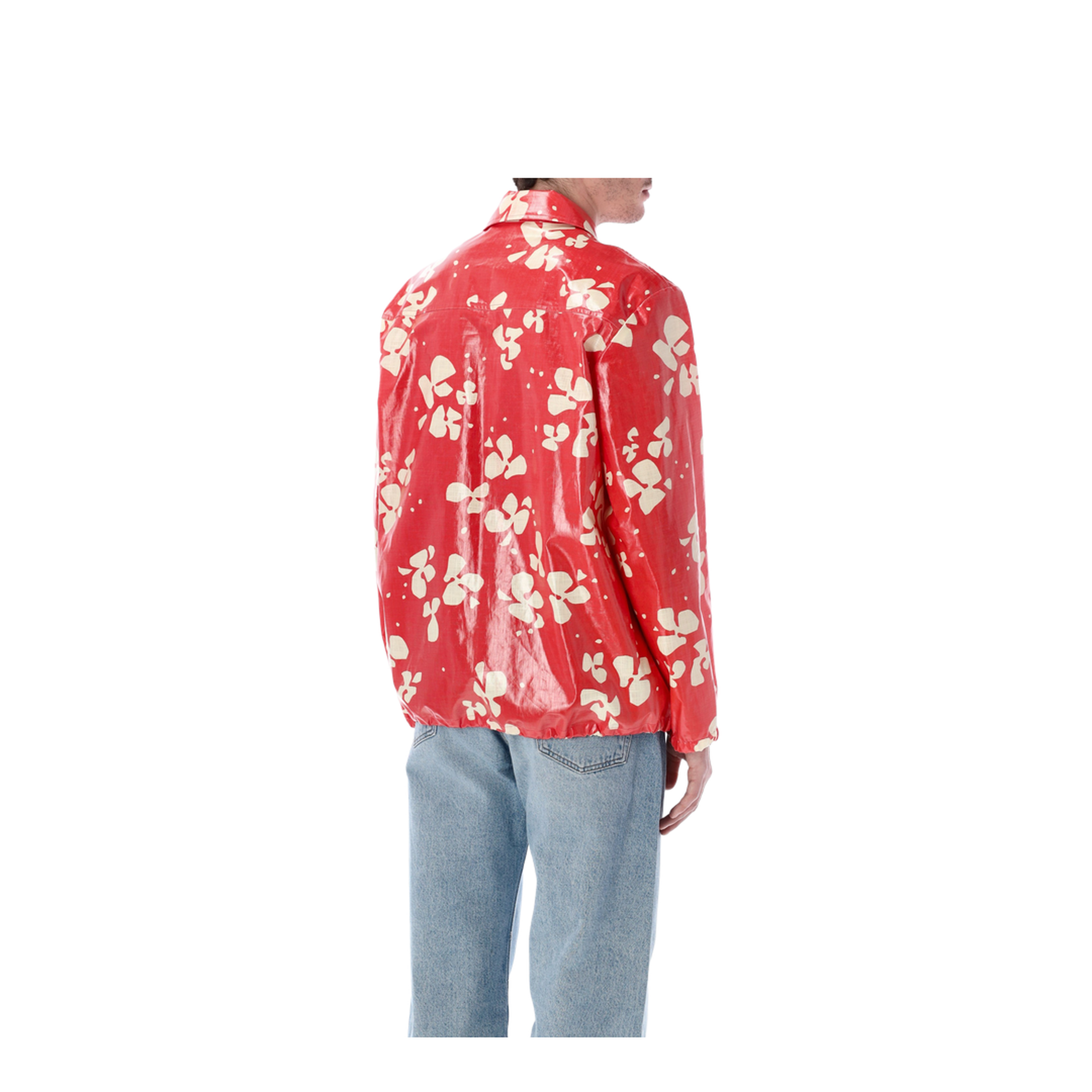 MAYFEYR - Dries Van Noten - Printed Coated Cotton Shirt Jacket - 0205753364352