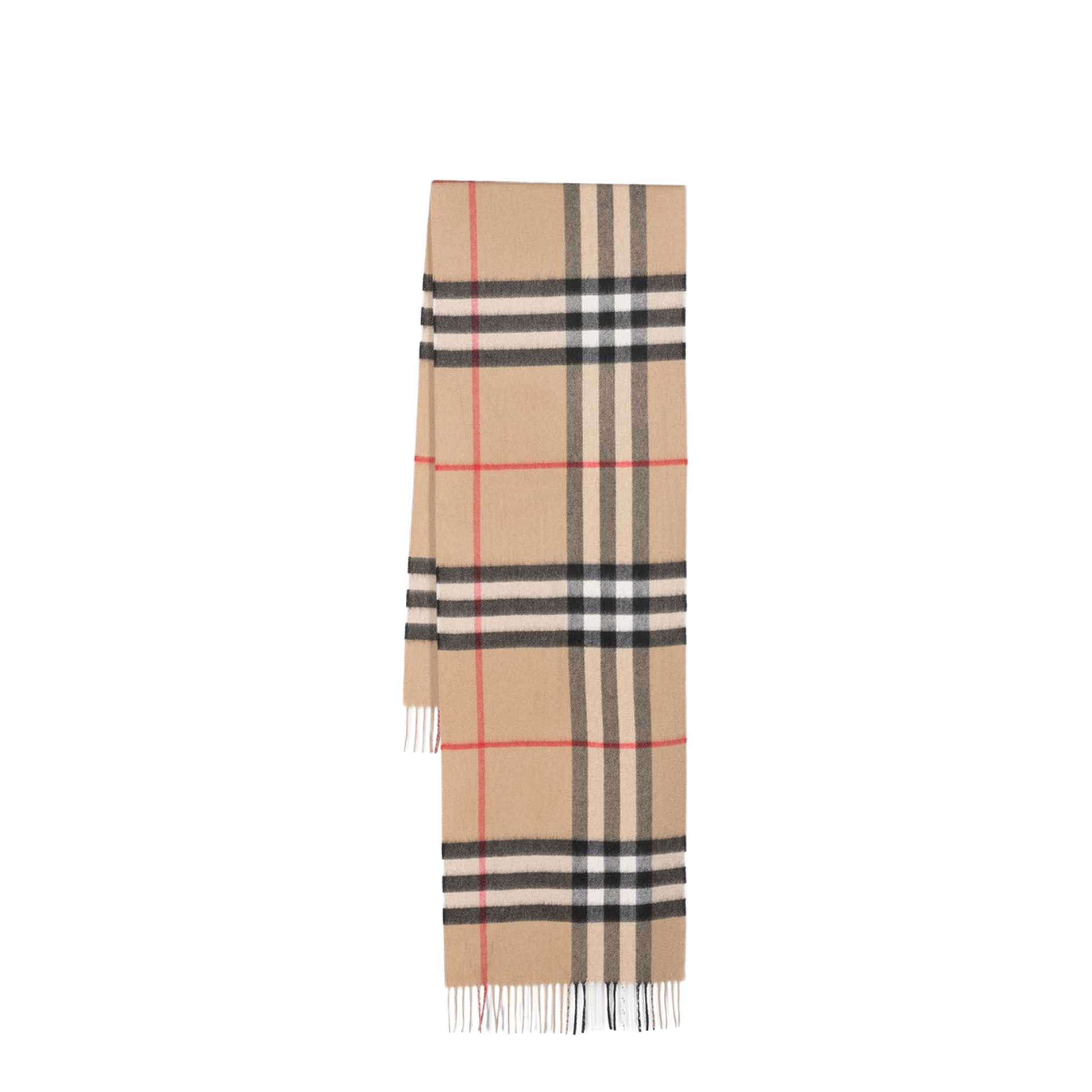 Cashmere Check Scarf