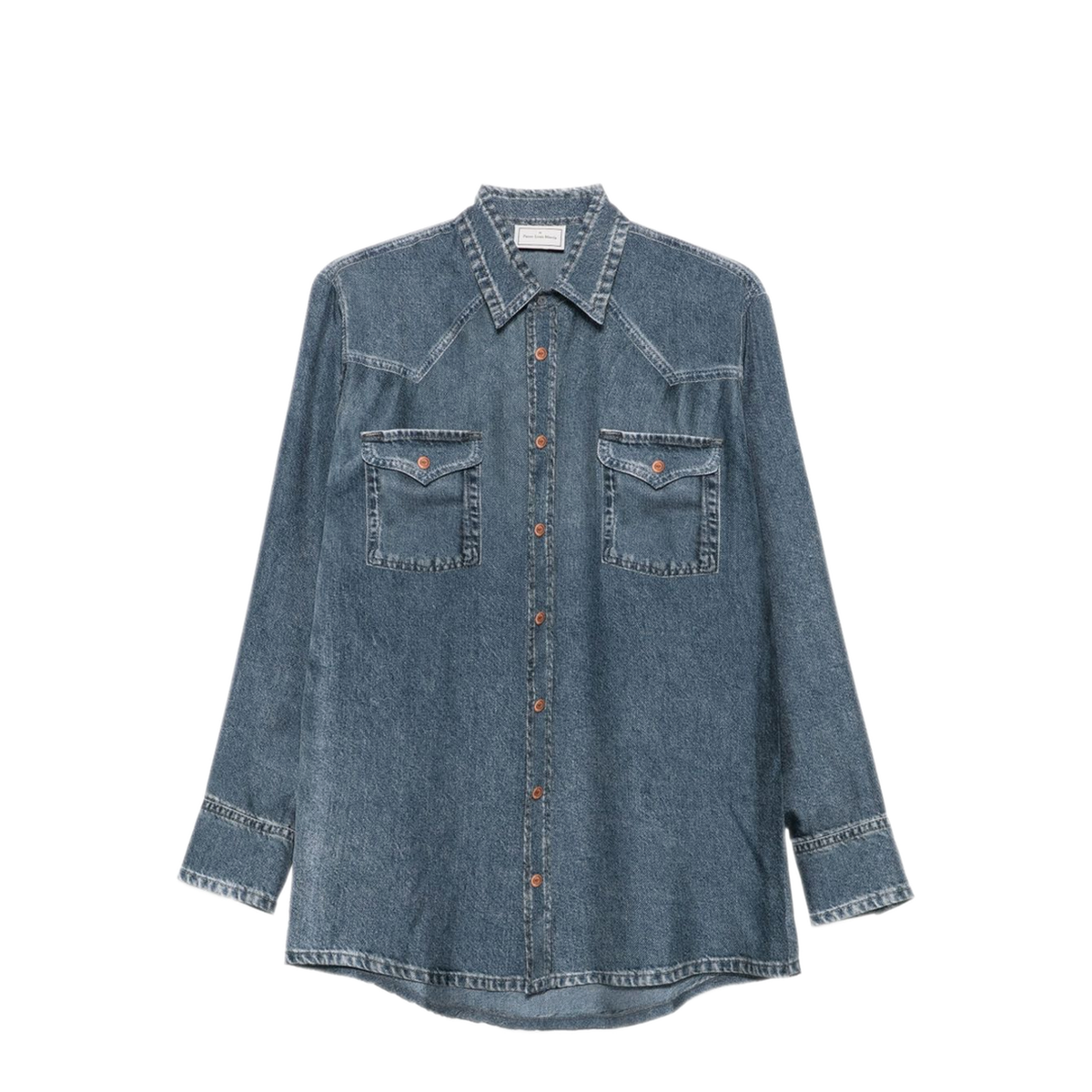 MAYFEYR - Pierre Louis Mascia - Blue Long Sleeve Button Shirt - ALOESCML12657101516081