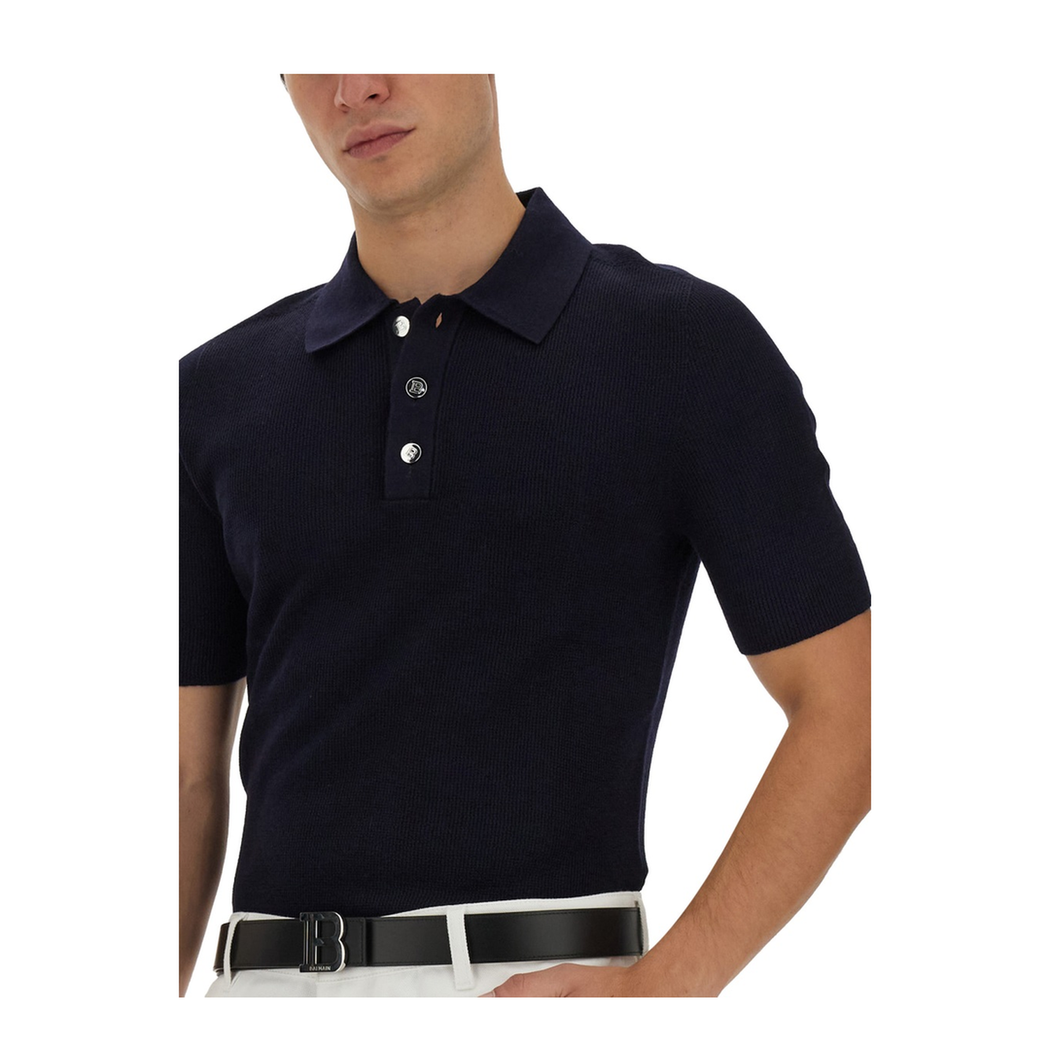 Polo with Logo Patch