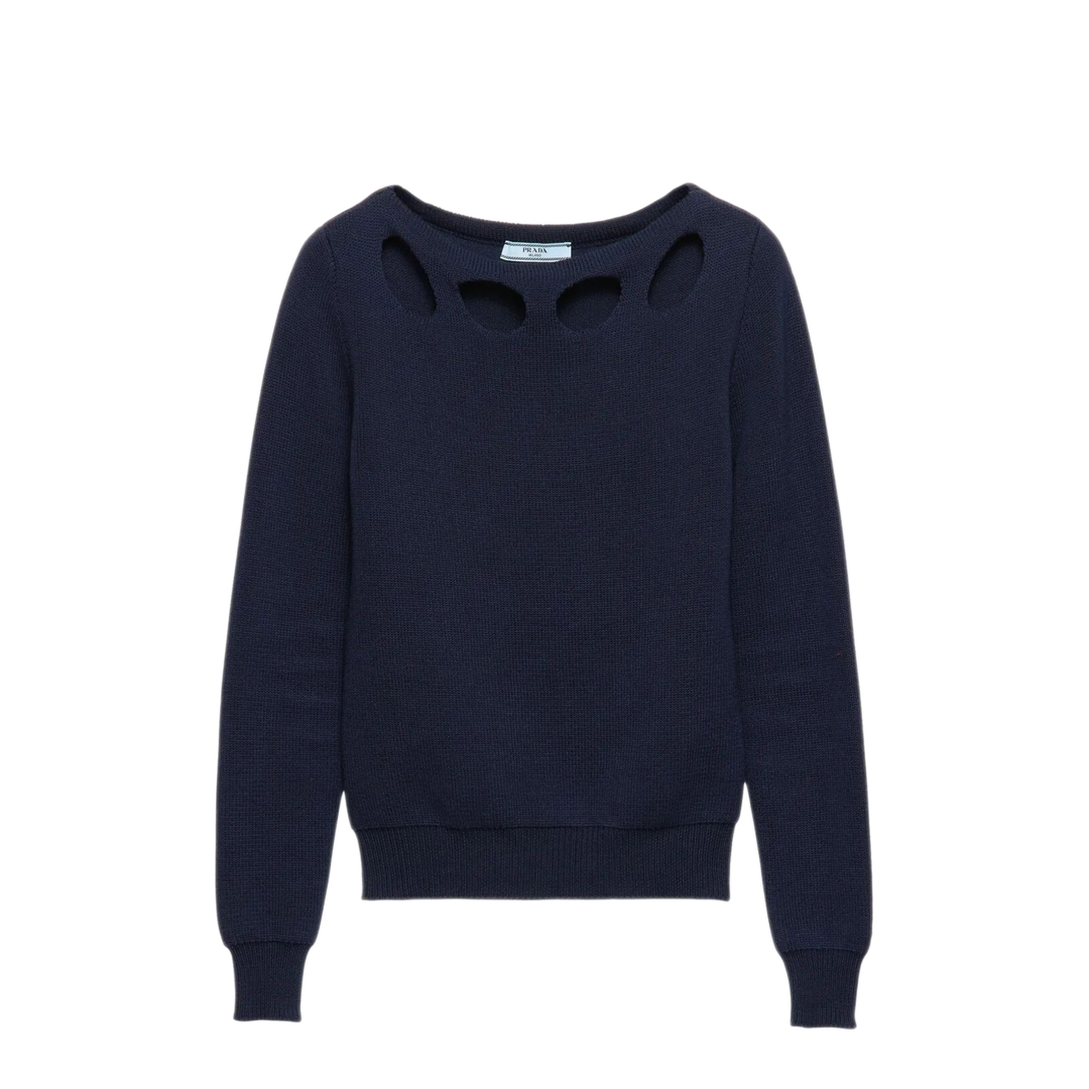 MAYFEYR - Prada - Cotton Boat Neck Sweater - P24P2RSOOO17BHF0008