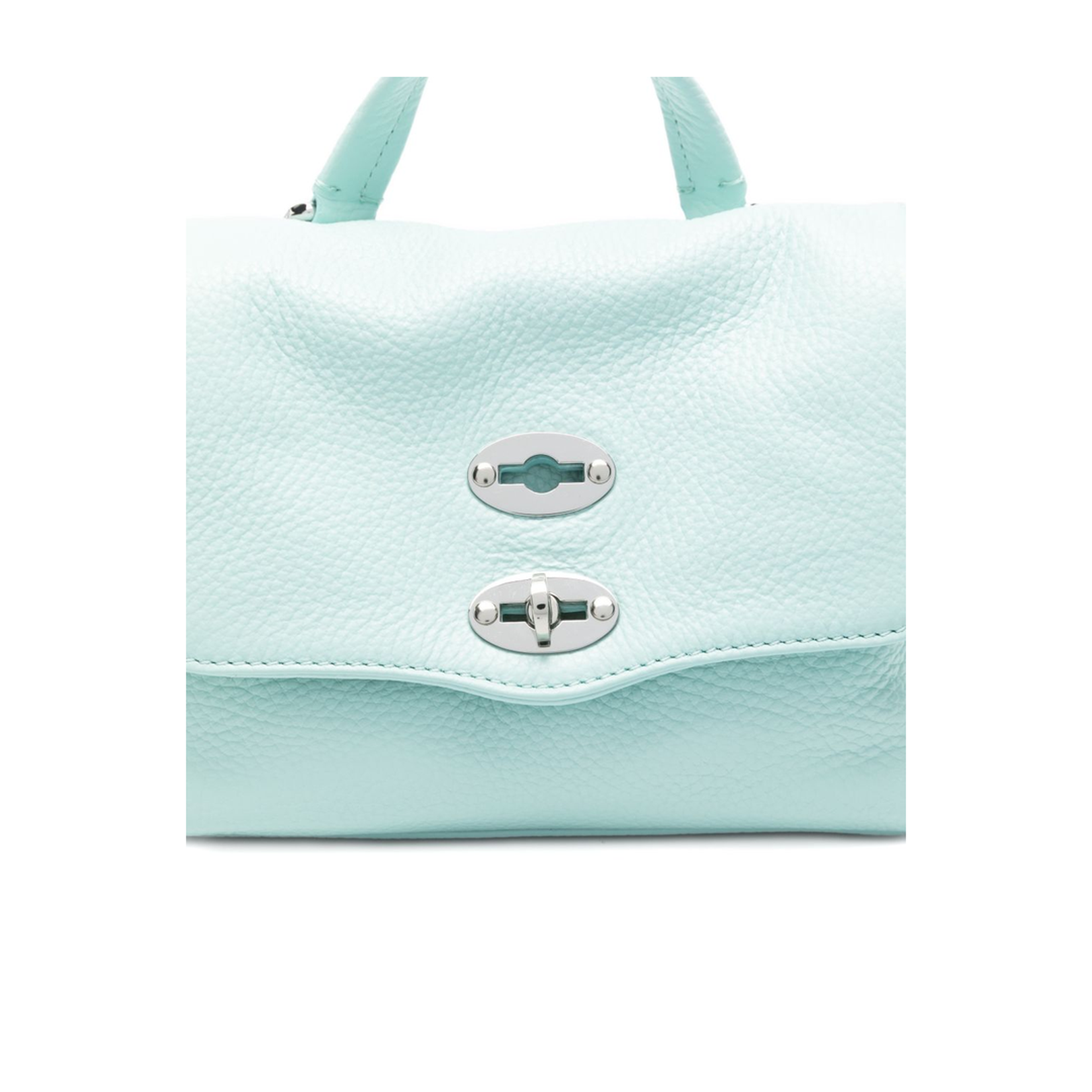 Postina Daily Baby Leather Handbag Clear Blue