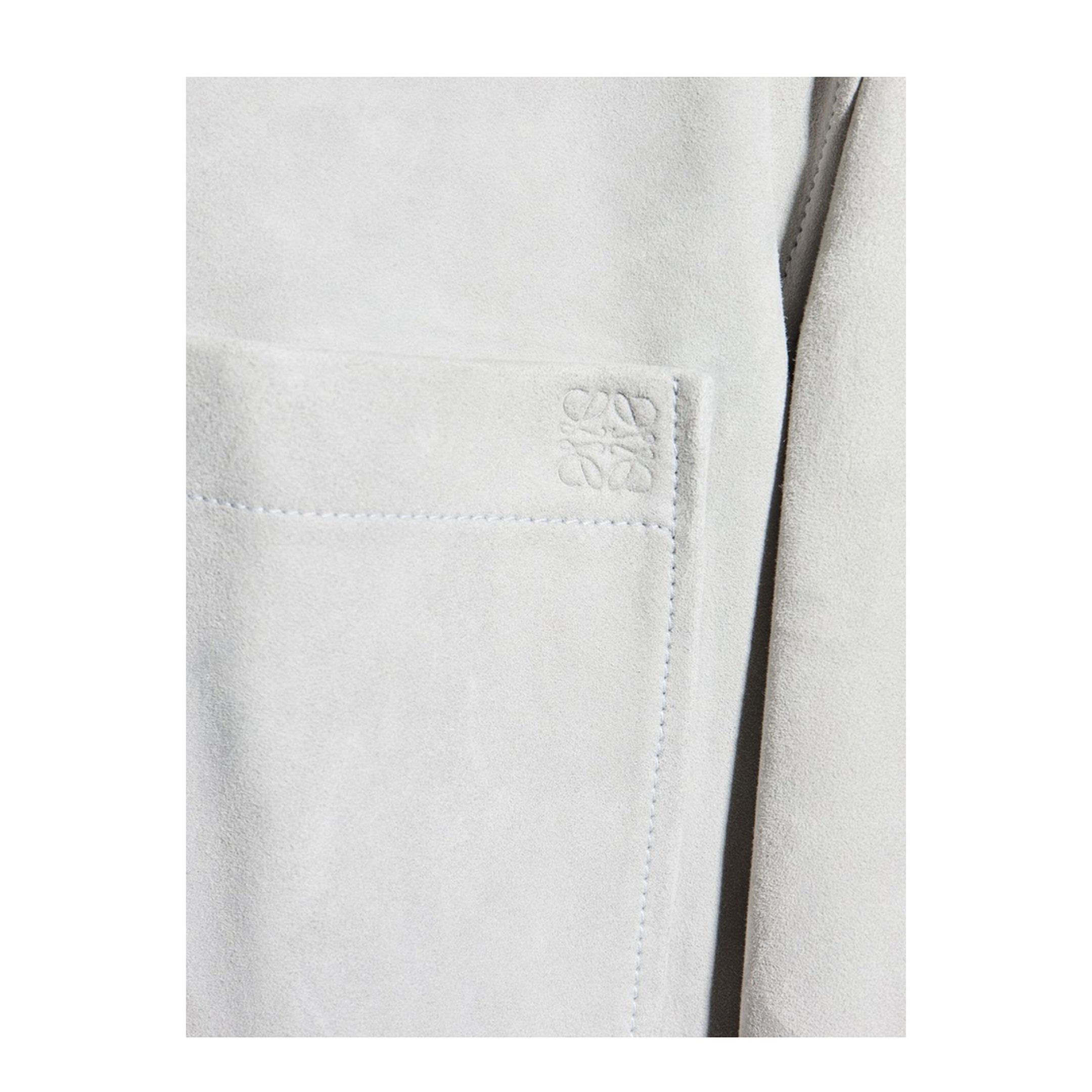 Suede Leather Overshirt