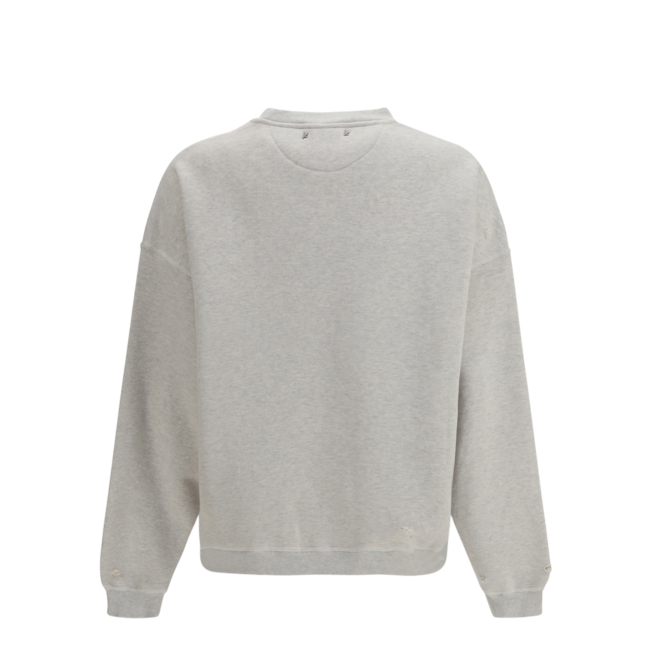 MAYFEYR - Golden Goose - Sweatshirt Crewneck In Cotton With Contrasting Logo - GUP02711P002412