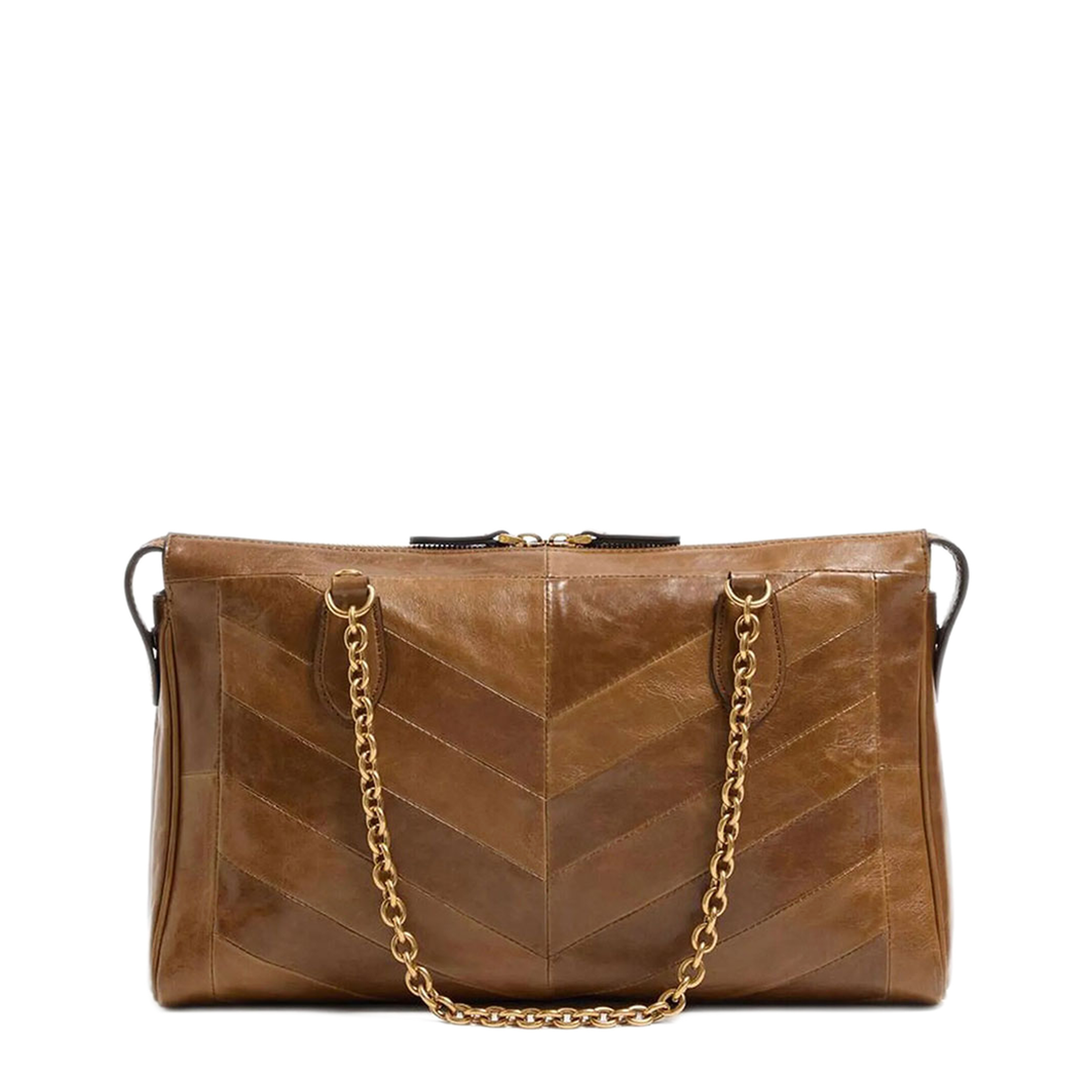 MAYFEYR - Valentino - Panthea Shoulder Bag In Nappa Leather With Chevron Pattern - WB0S70UYFBGQ