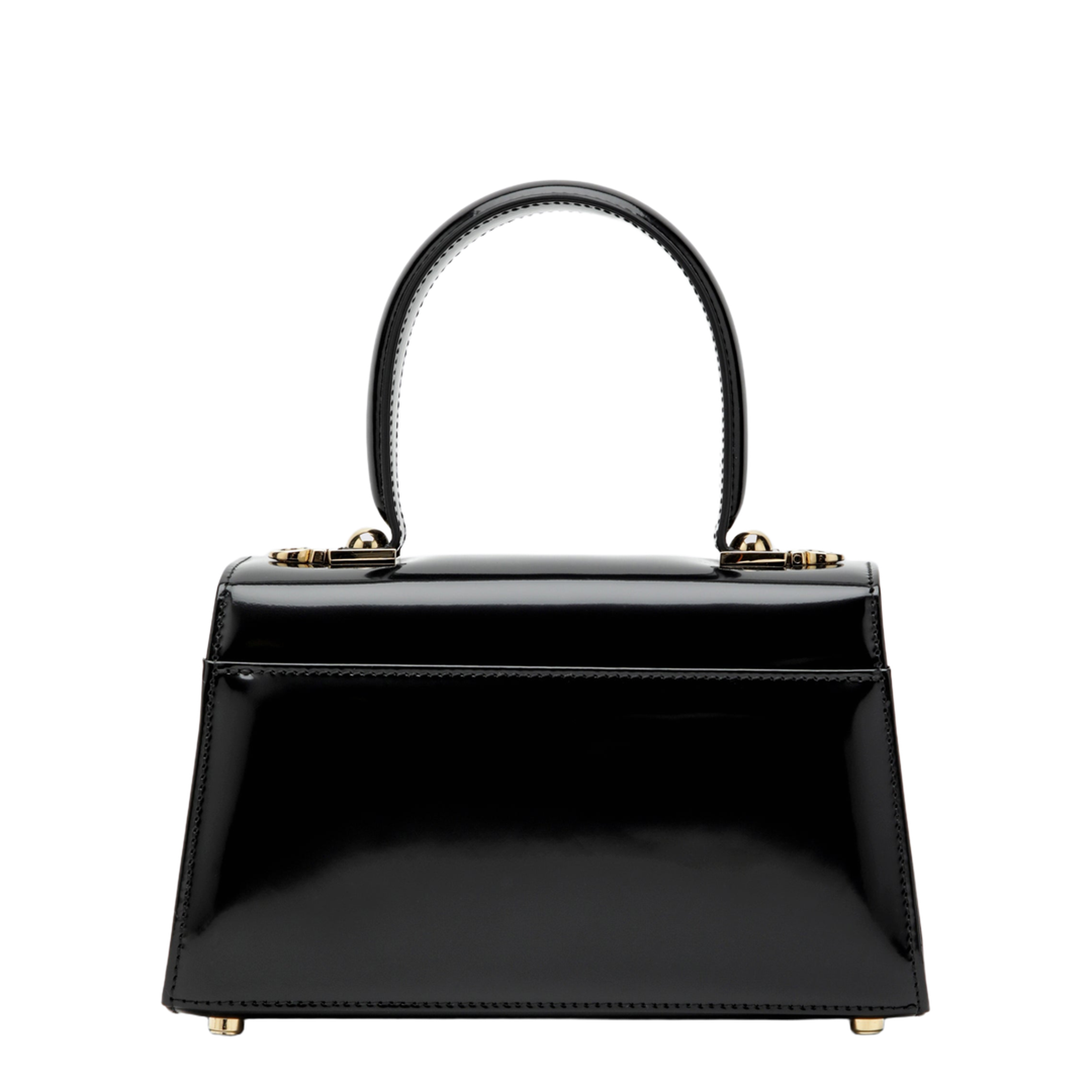 Black Iconic Top Handle Bag