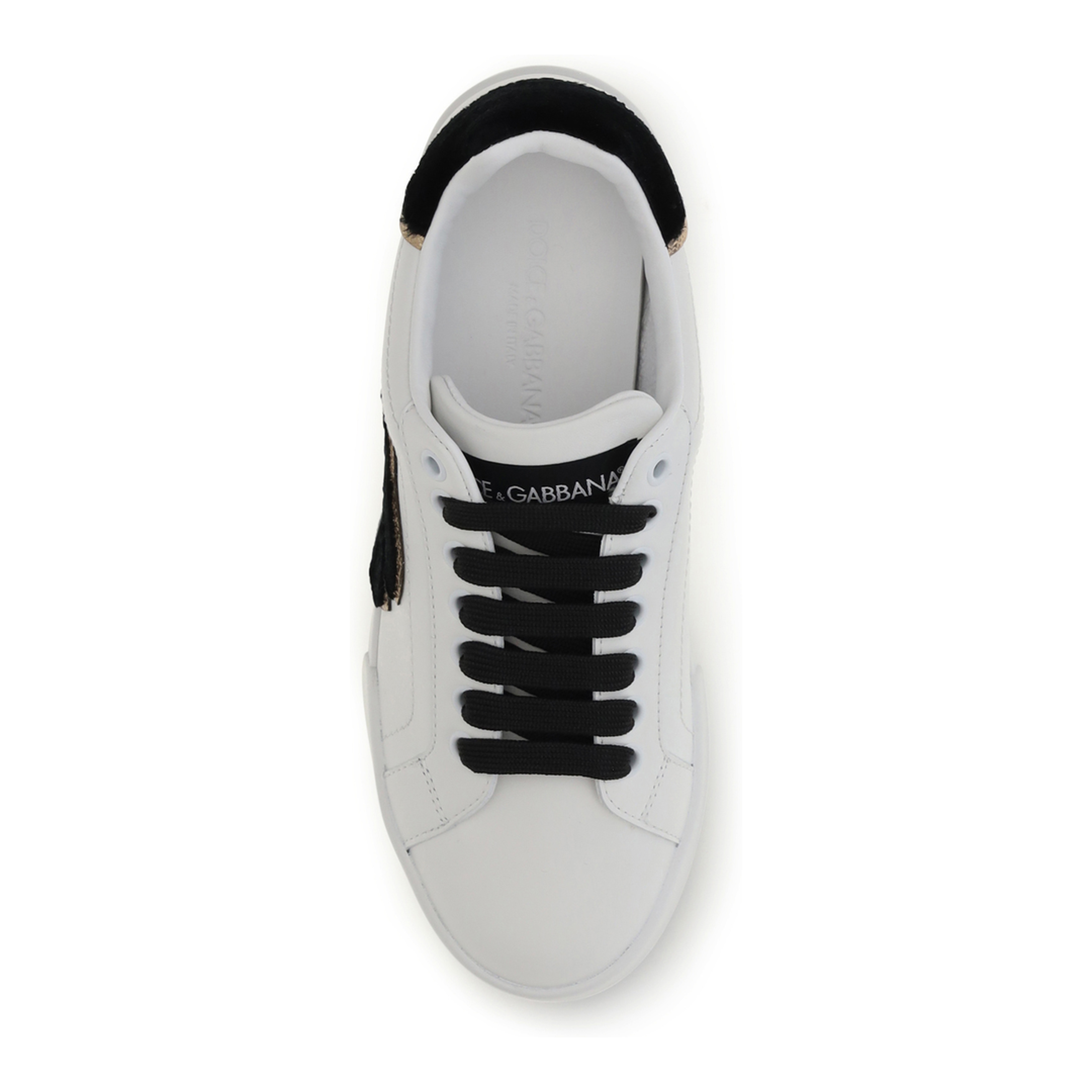 MAYFEYR - Dolce & Gabbana - Leather Sneakers With Logo - CK2488A3L77