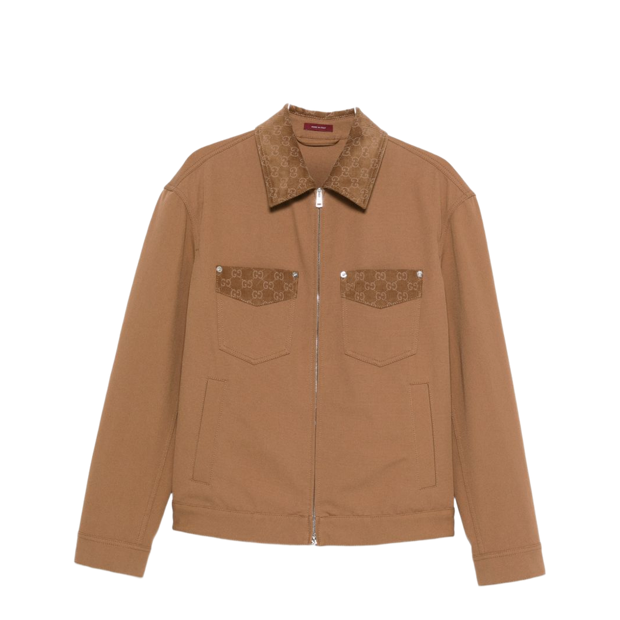 Jacket with Zipper and Collar