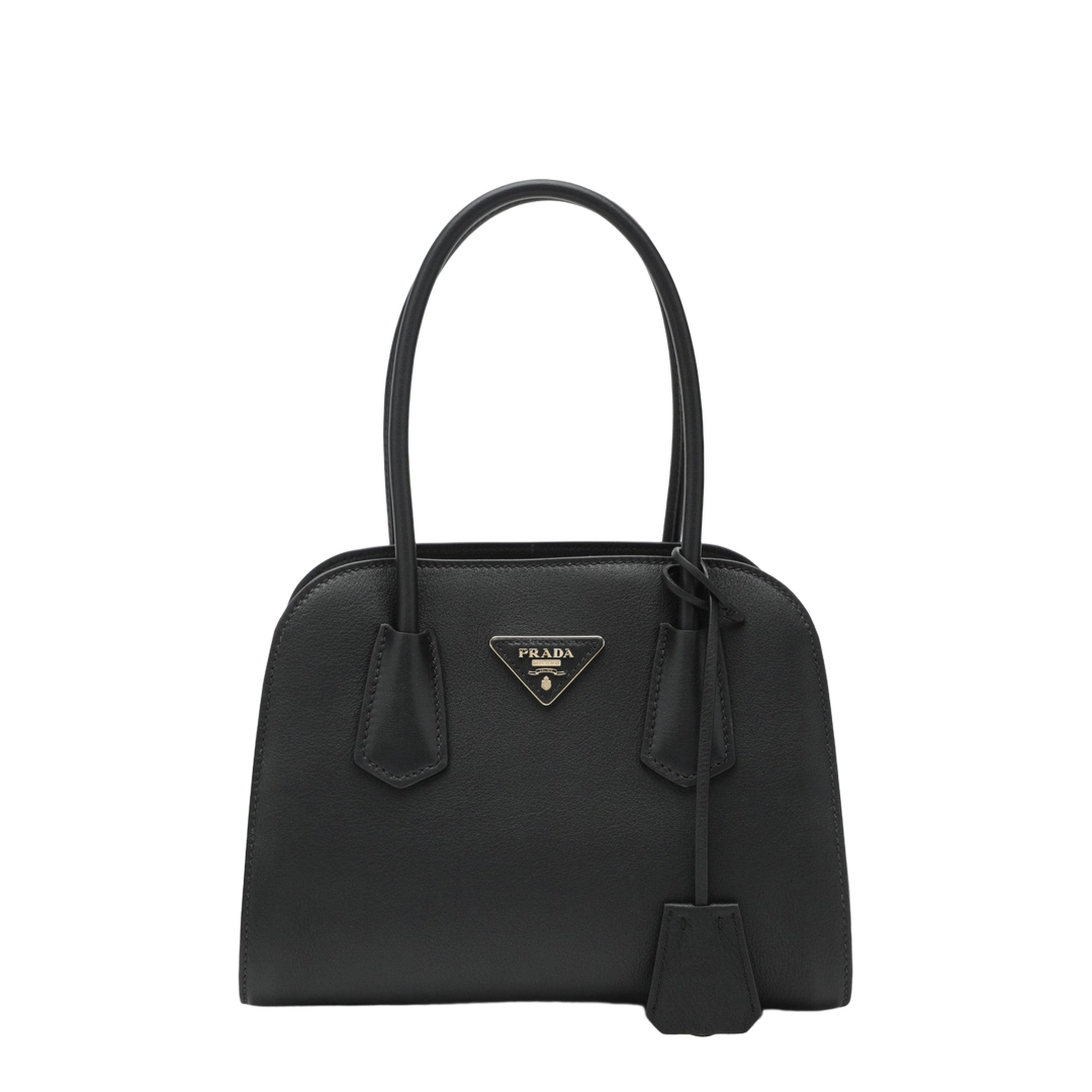 Medium Leather Shopping Bag