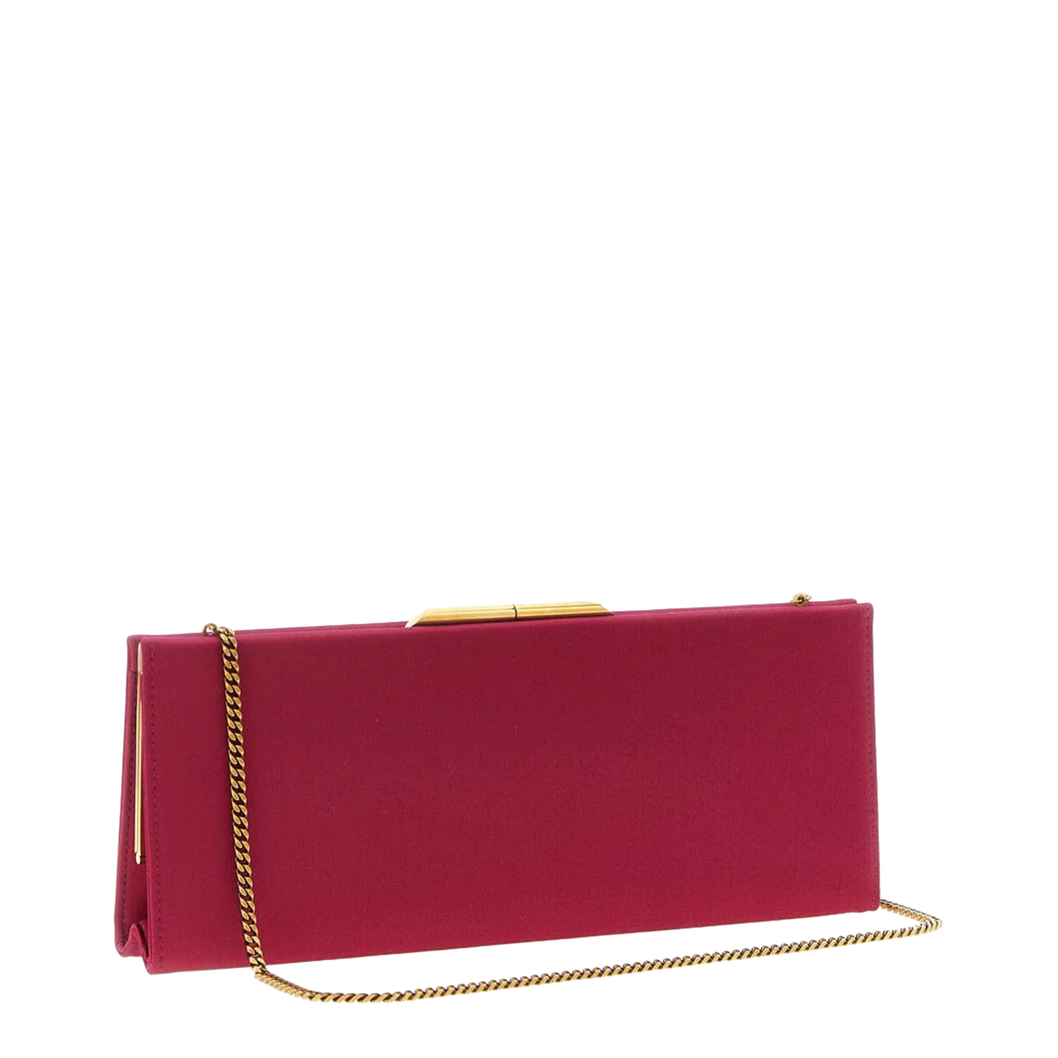 Midnight Piccola Clutch Satin Pink