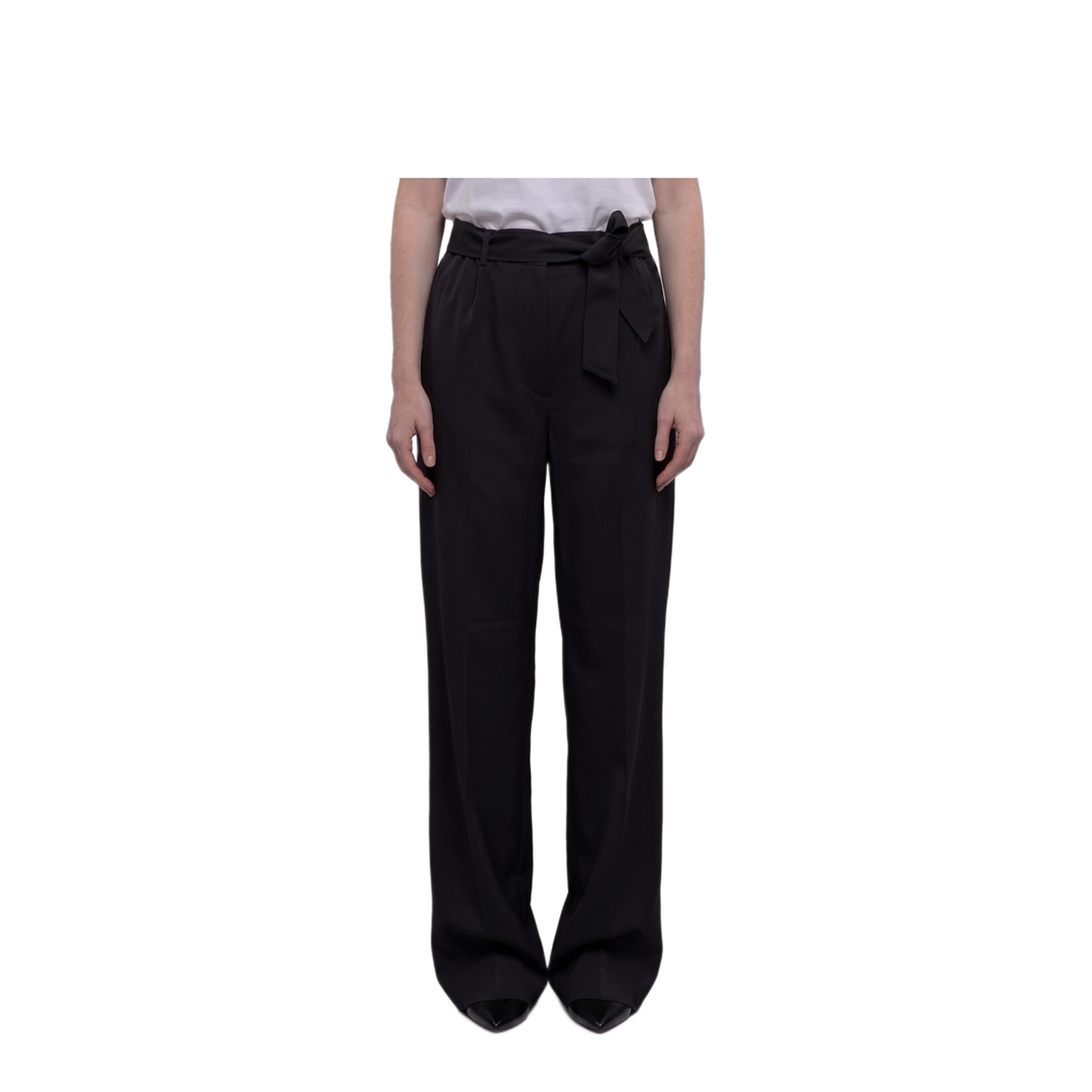 MAYFEYR - Max Mara - Editto Wool Trousers With Belt - 262113625160010204004