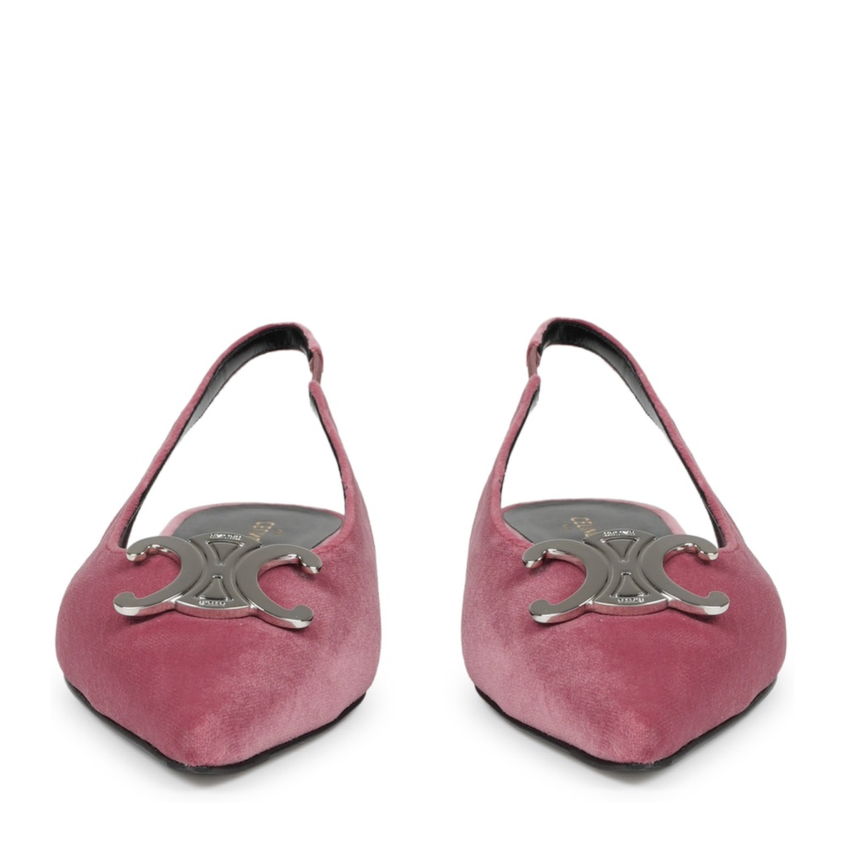 MAYFEYR - Celine - Alma Triomphe Velvet Flat Slingback - 358012175C24RW