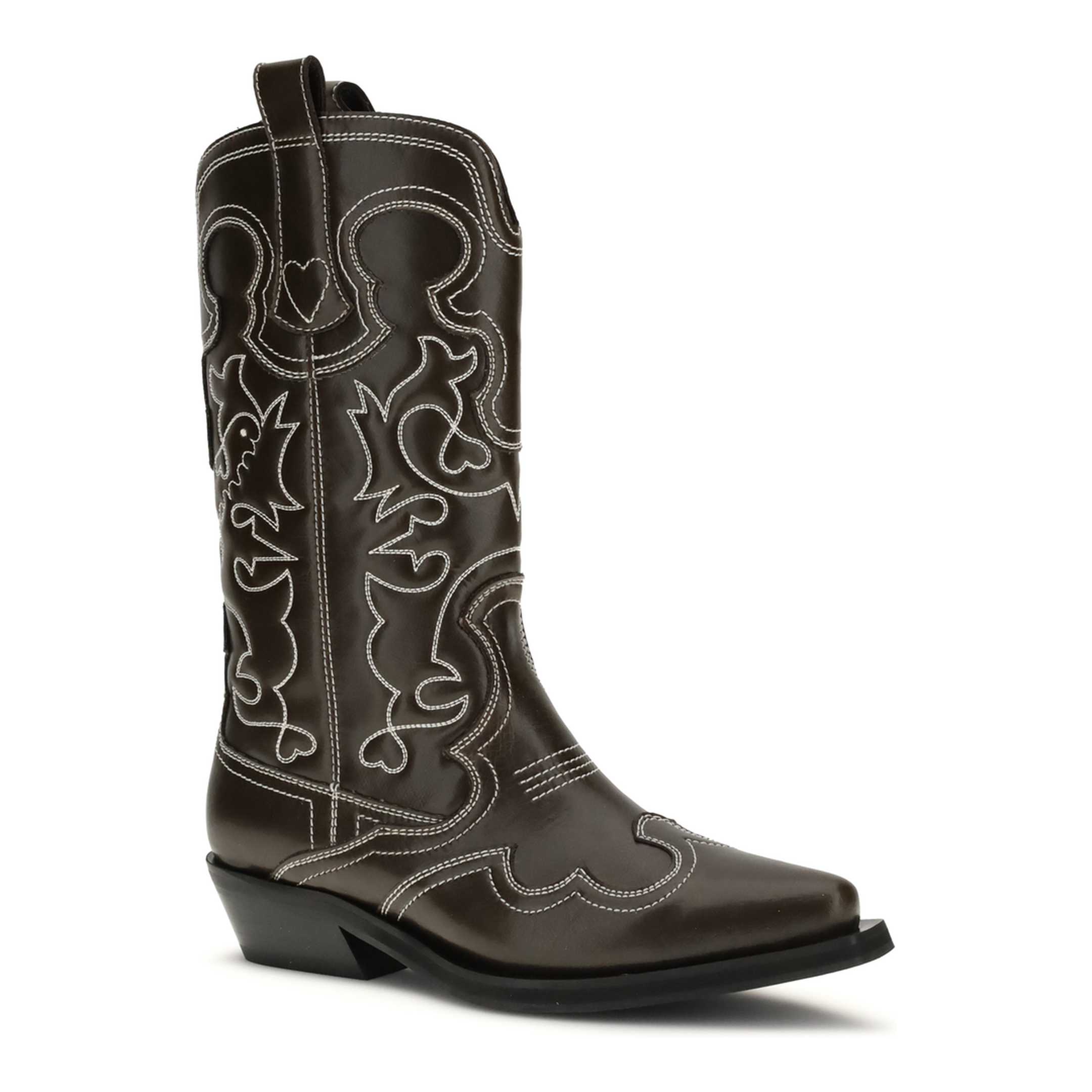 MAYFEYR - Ganni - Faux-Leather Texan Boots - S3112