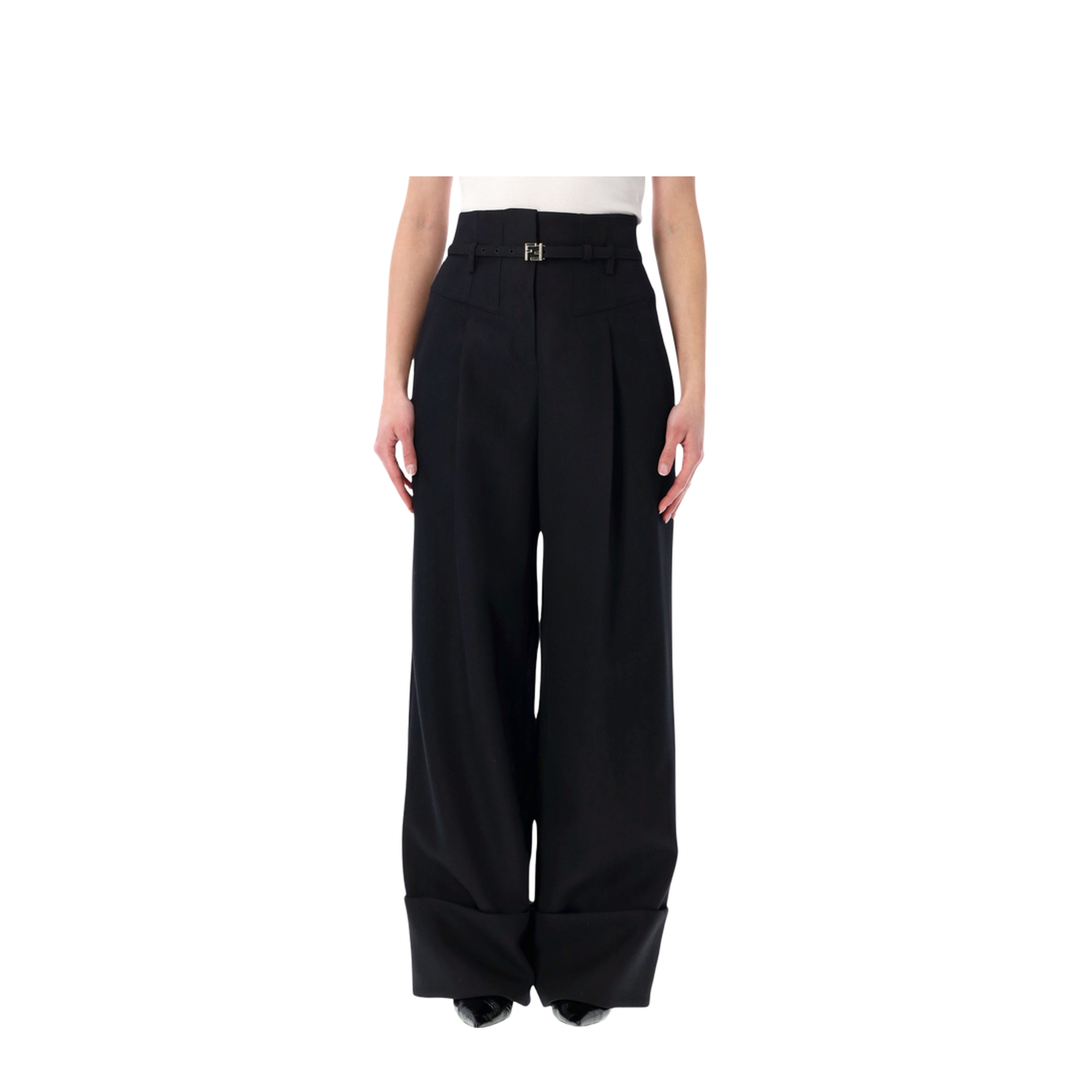 MAYFEYR - Fendi - Trousers Black - FR6673AJYFF0GME