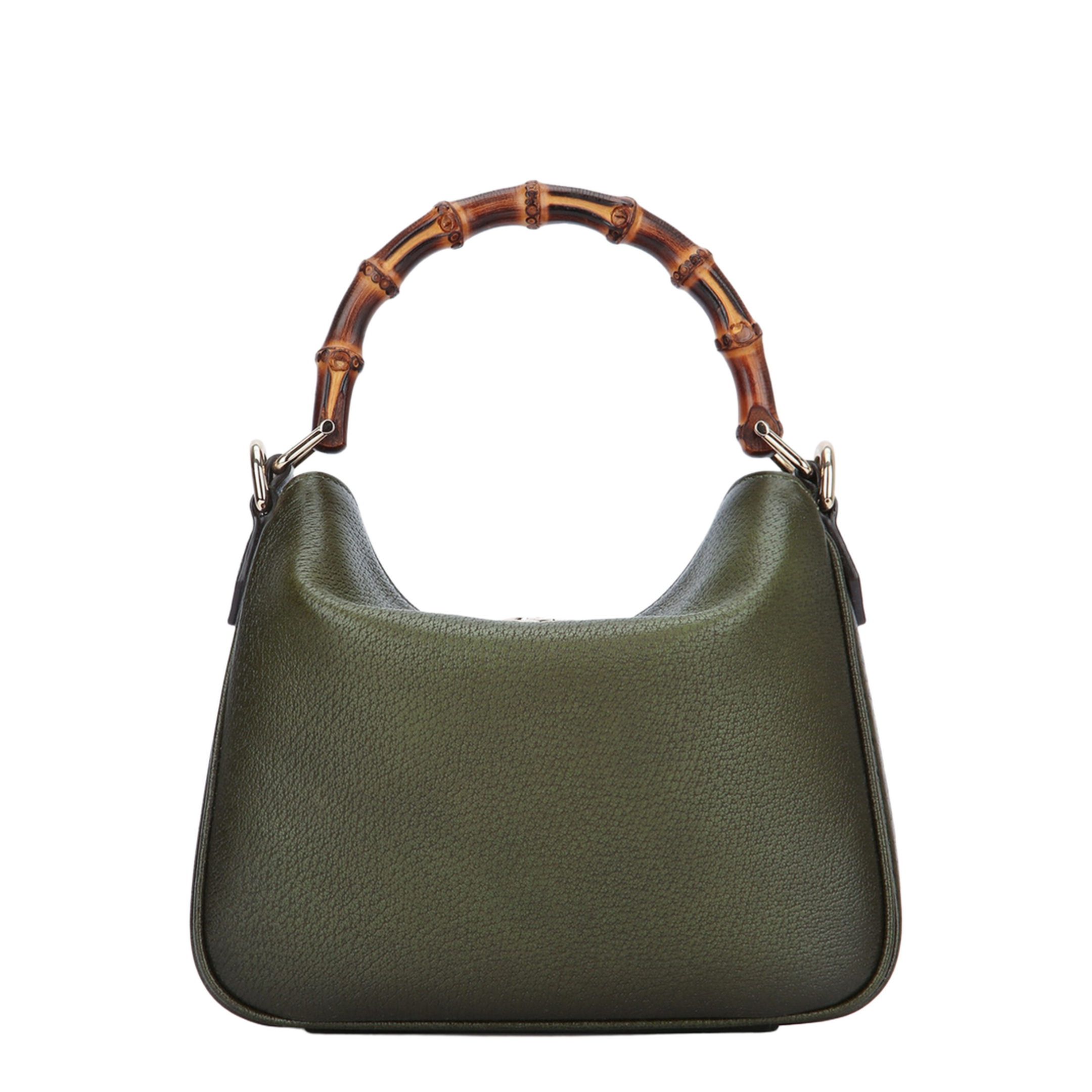 Diana Small Shoulder Bag in Gradient Green Leather