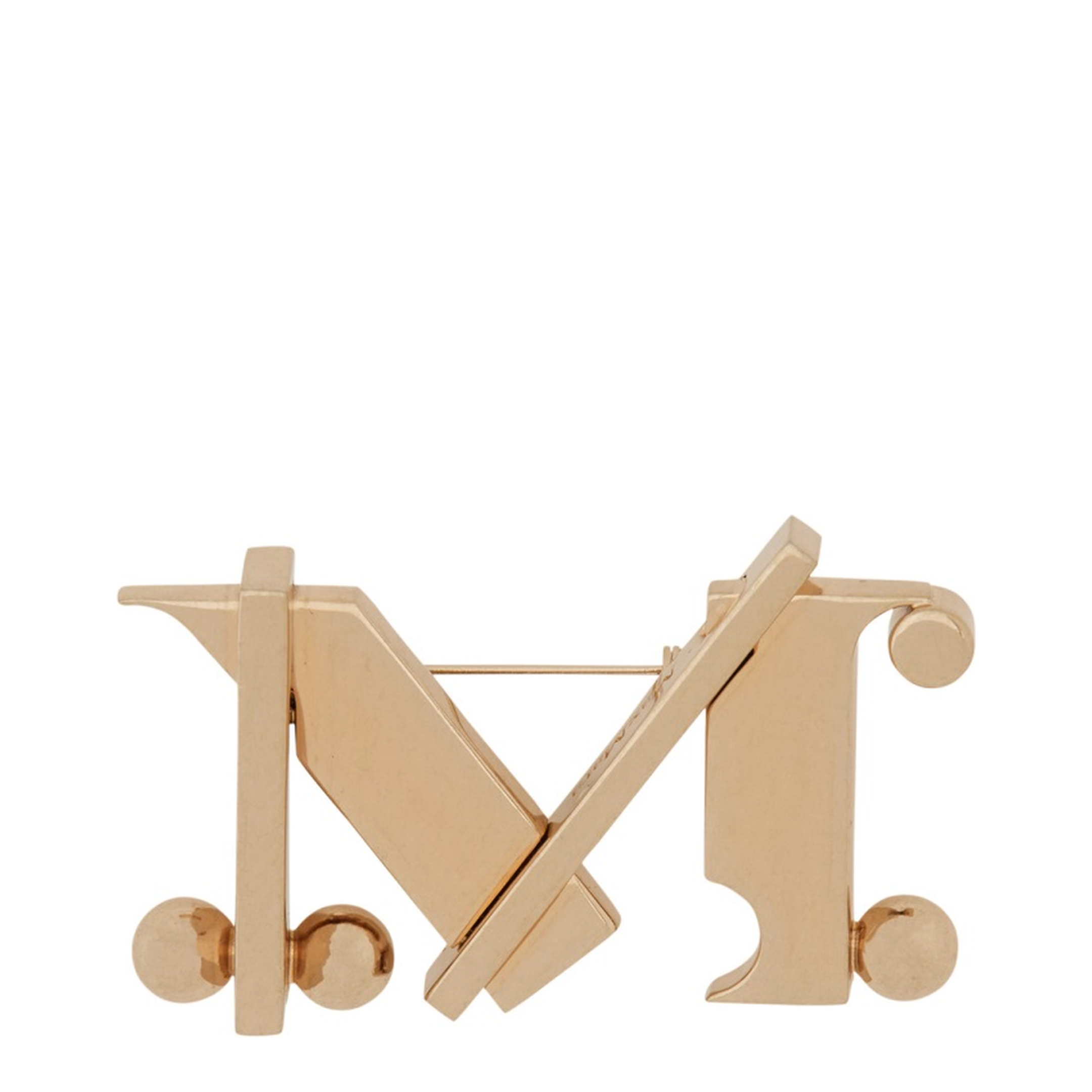 Monogram Brooch