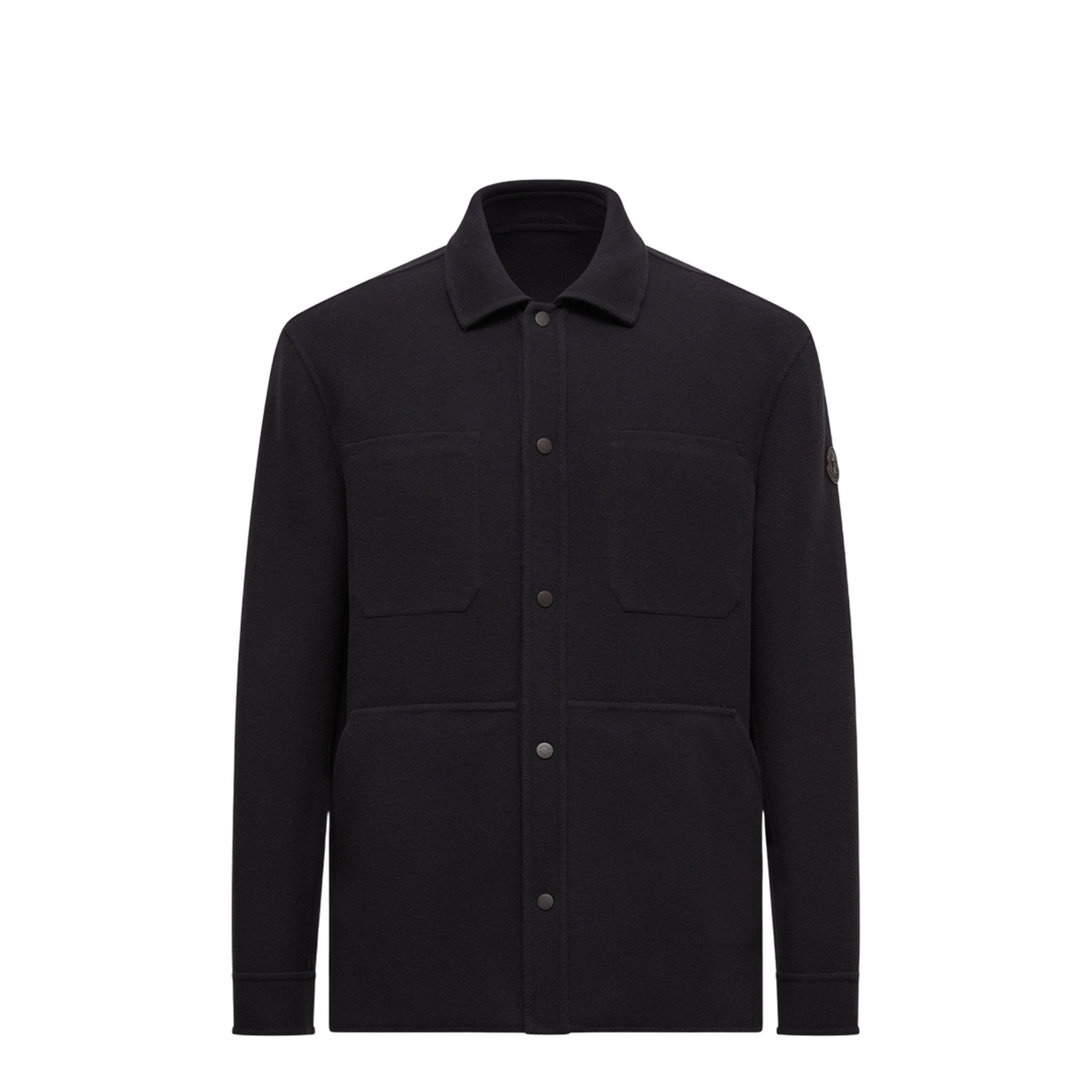 Navy Blue Tagnit Reversible Wool Shirt Jacket