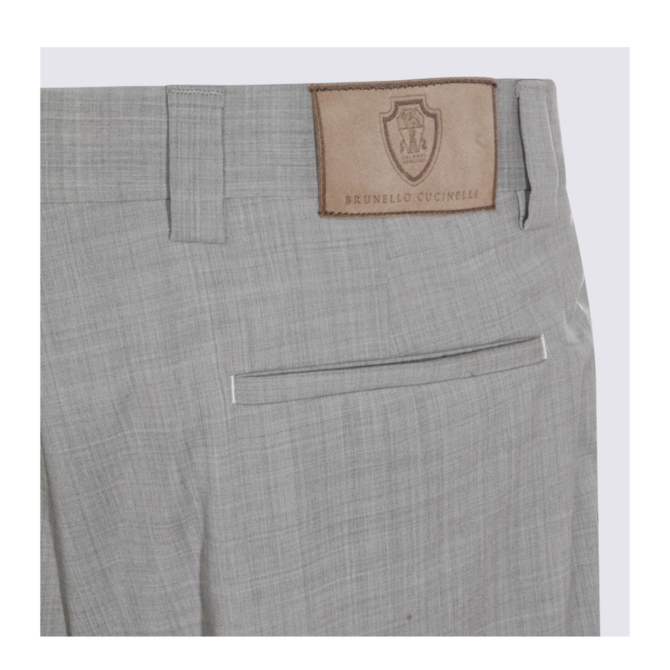 Mlange Wool Pants - Grey