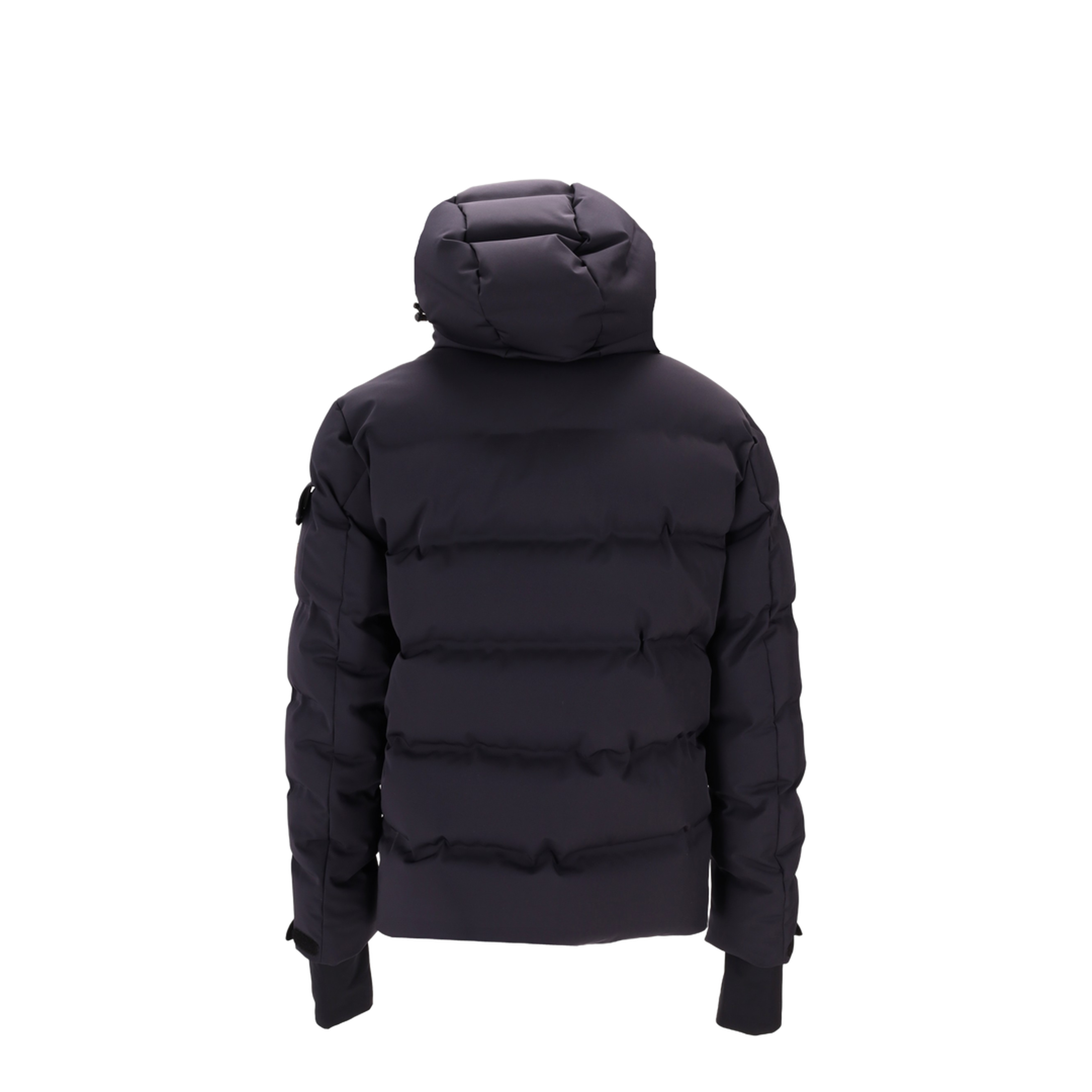 Navy Blue Montgetech Hooded Down Ski Jacket