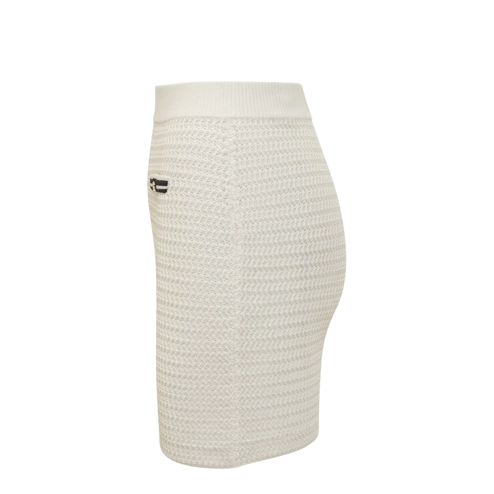 Knit Miniskirt With Logo Details