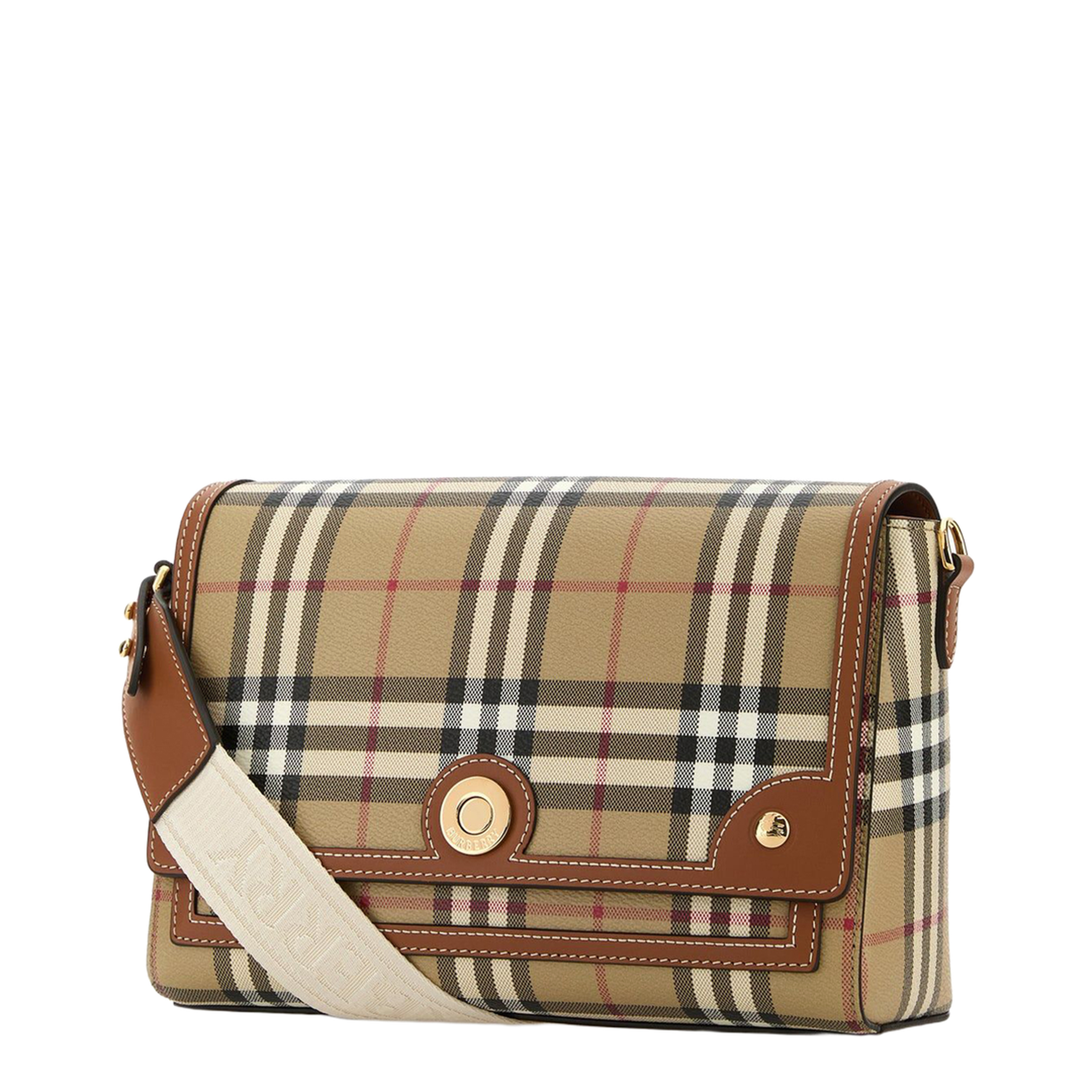 Metallic 'Note' Crossbody Bag